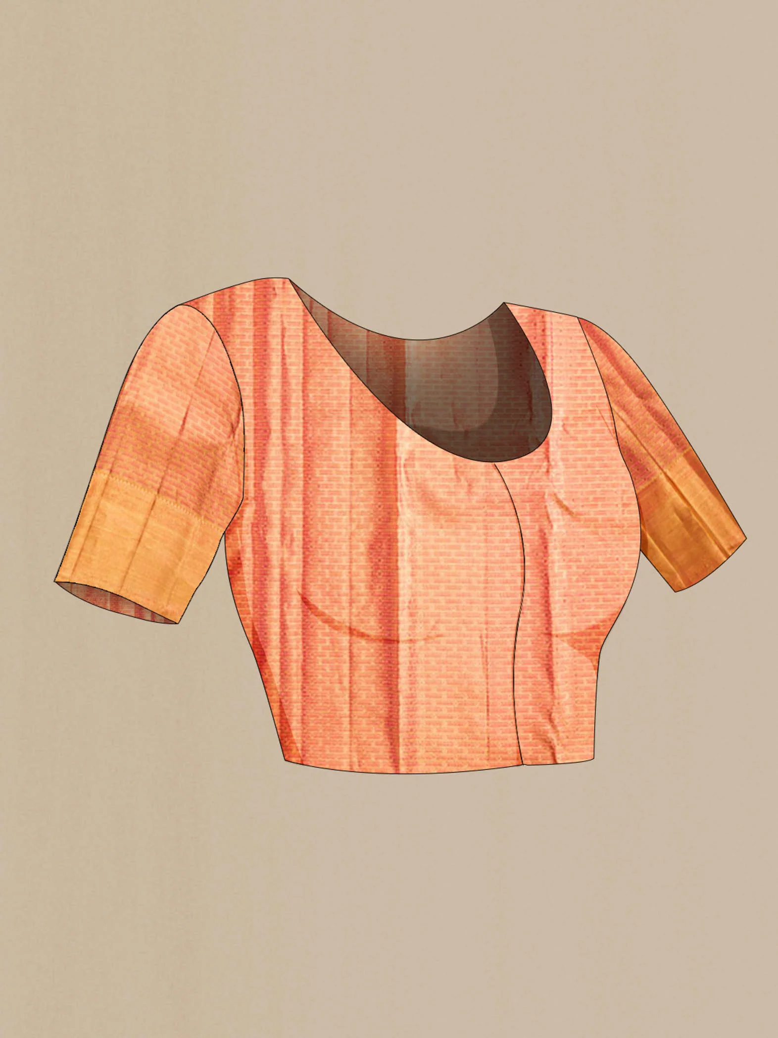 Multi Color Kanjivaram Silk Saree - Image 5