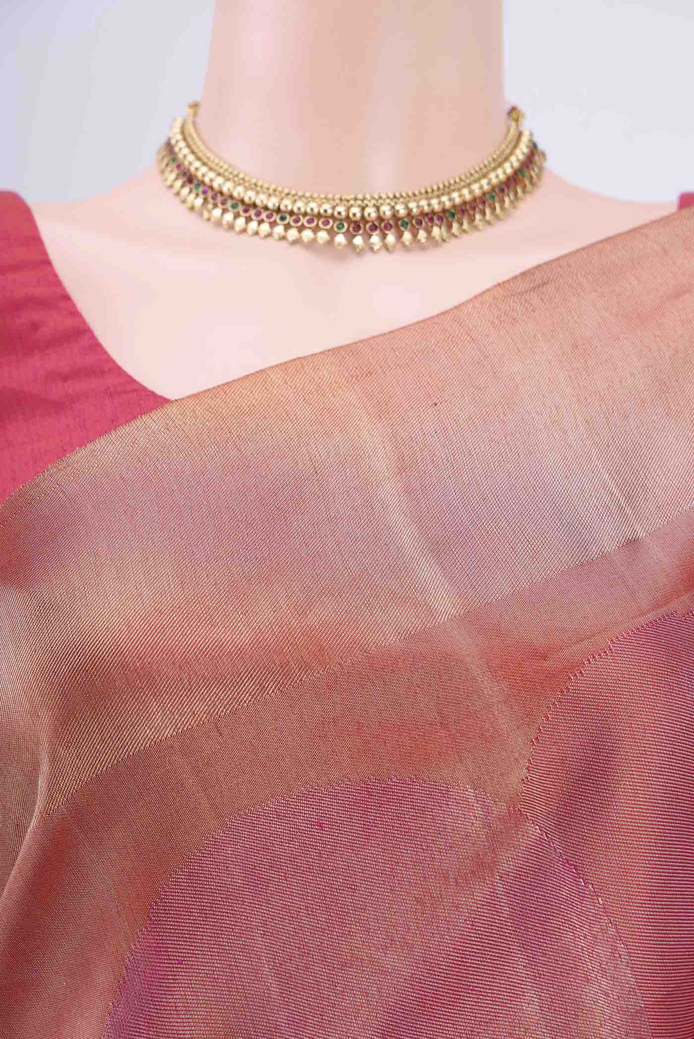 Multi Color Kanjivaram Silk Saree - Image 2
