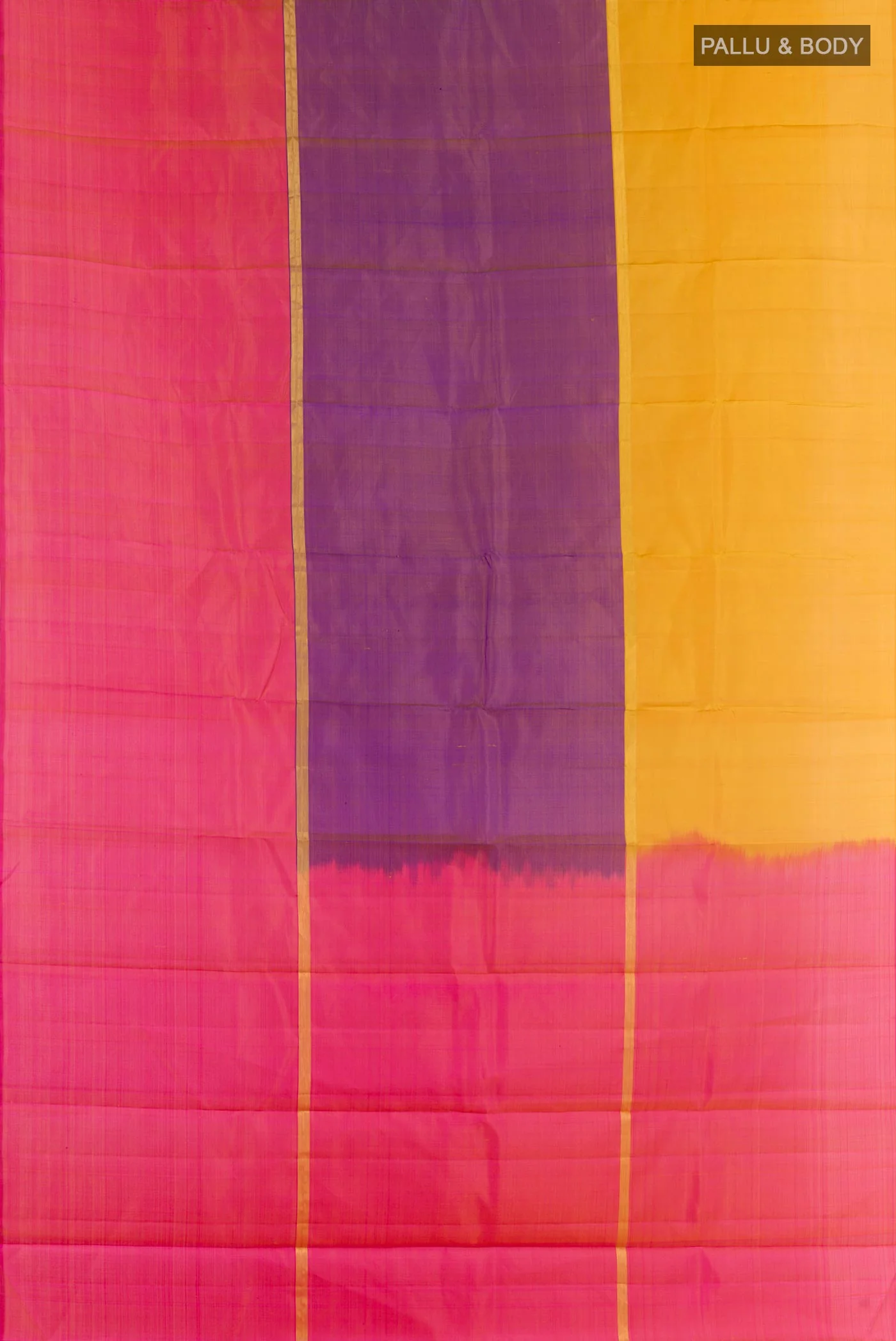 Multi Color Kanjivaram Silk Saree - Image 3