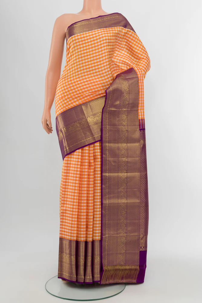 Multi Color Kanjivaram Silk Saree