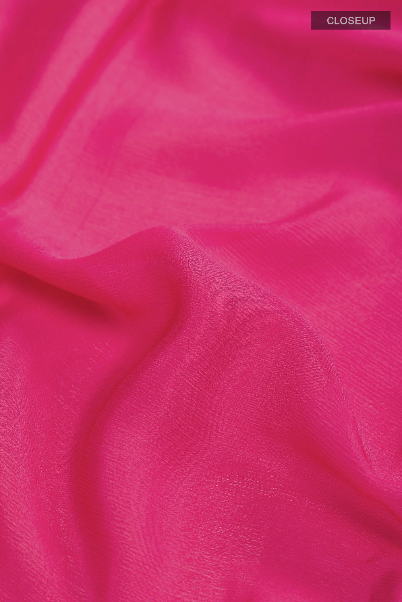 Pink Mysore Chiffon Saree - Image 2