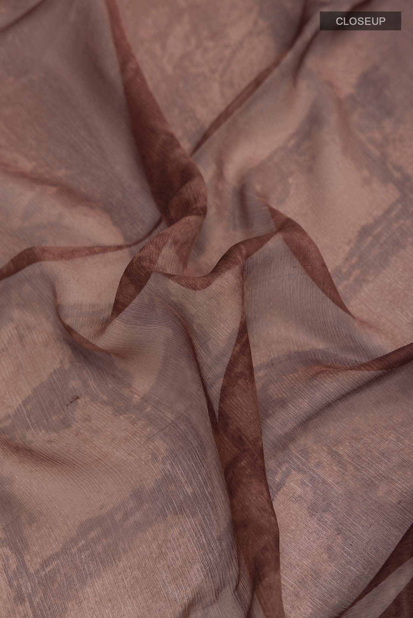 Multi Color Mysore Chiffon Saree - Image 2