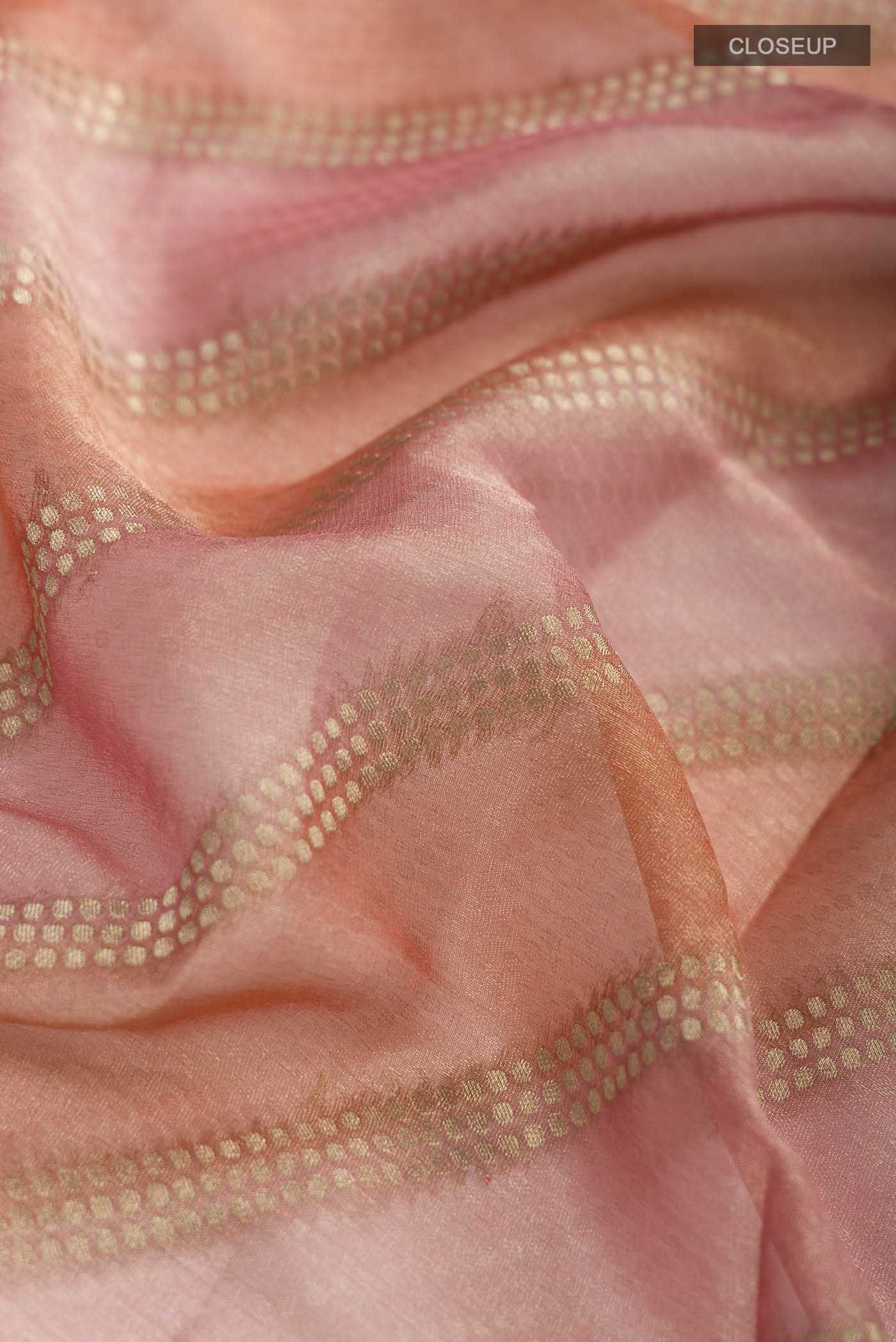 Multi Color Mysore Georgette Saree - Image 2