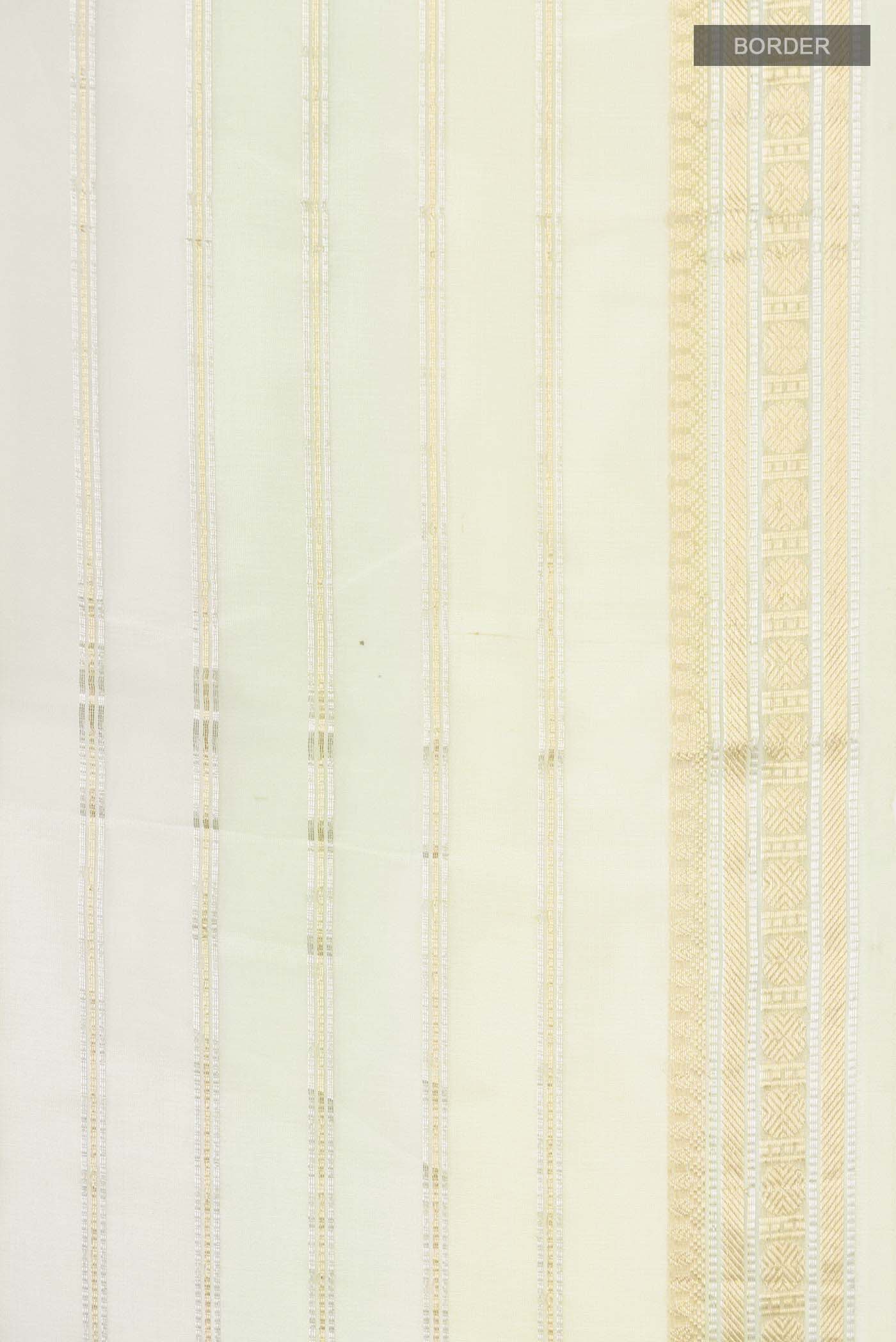 Multi Color Organza Silk Saree - Image 3