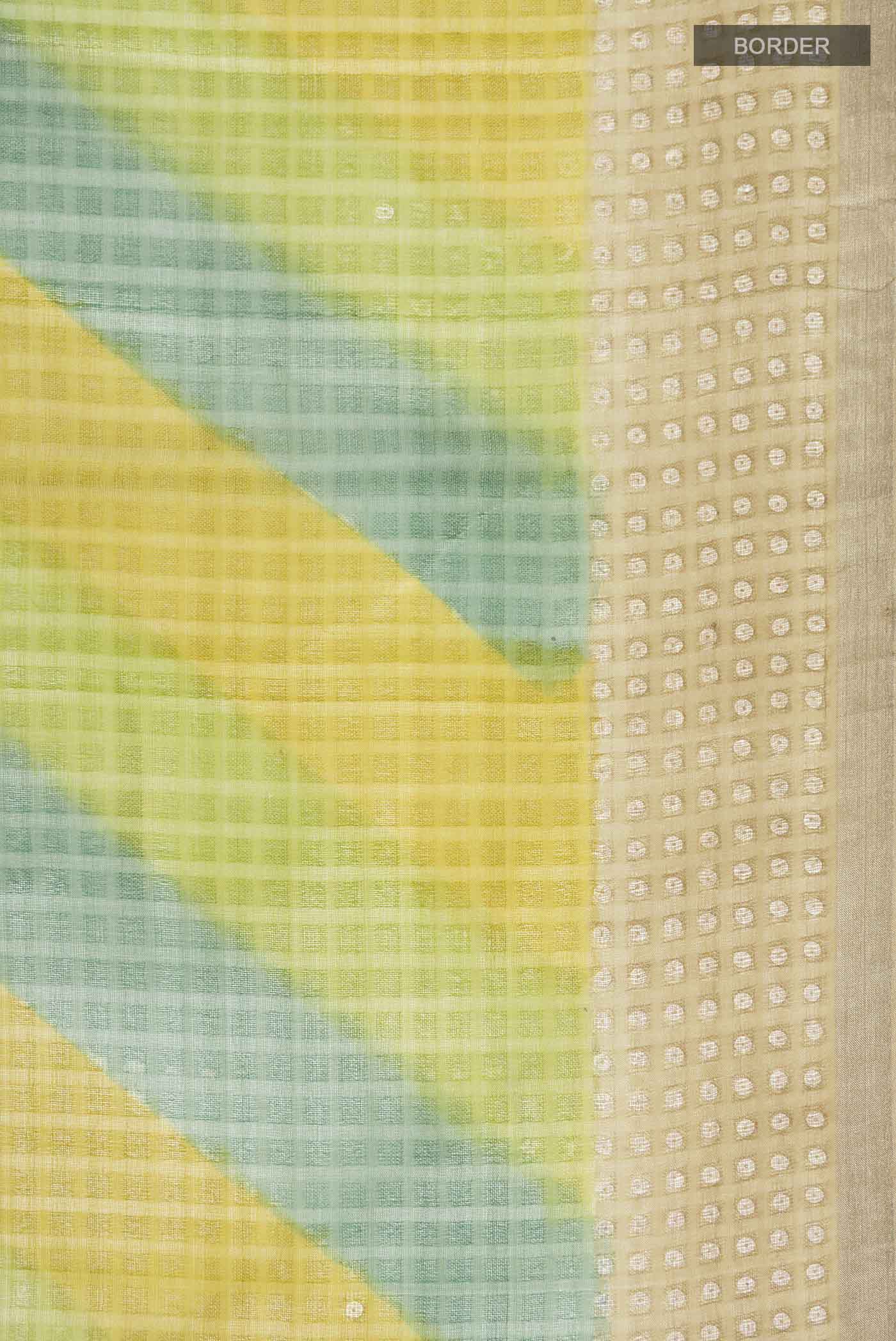 Multi Color Organza Silk Saree - Image 3