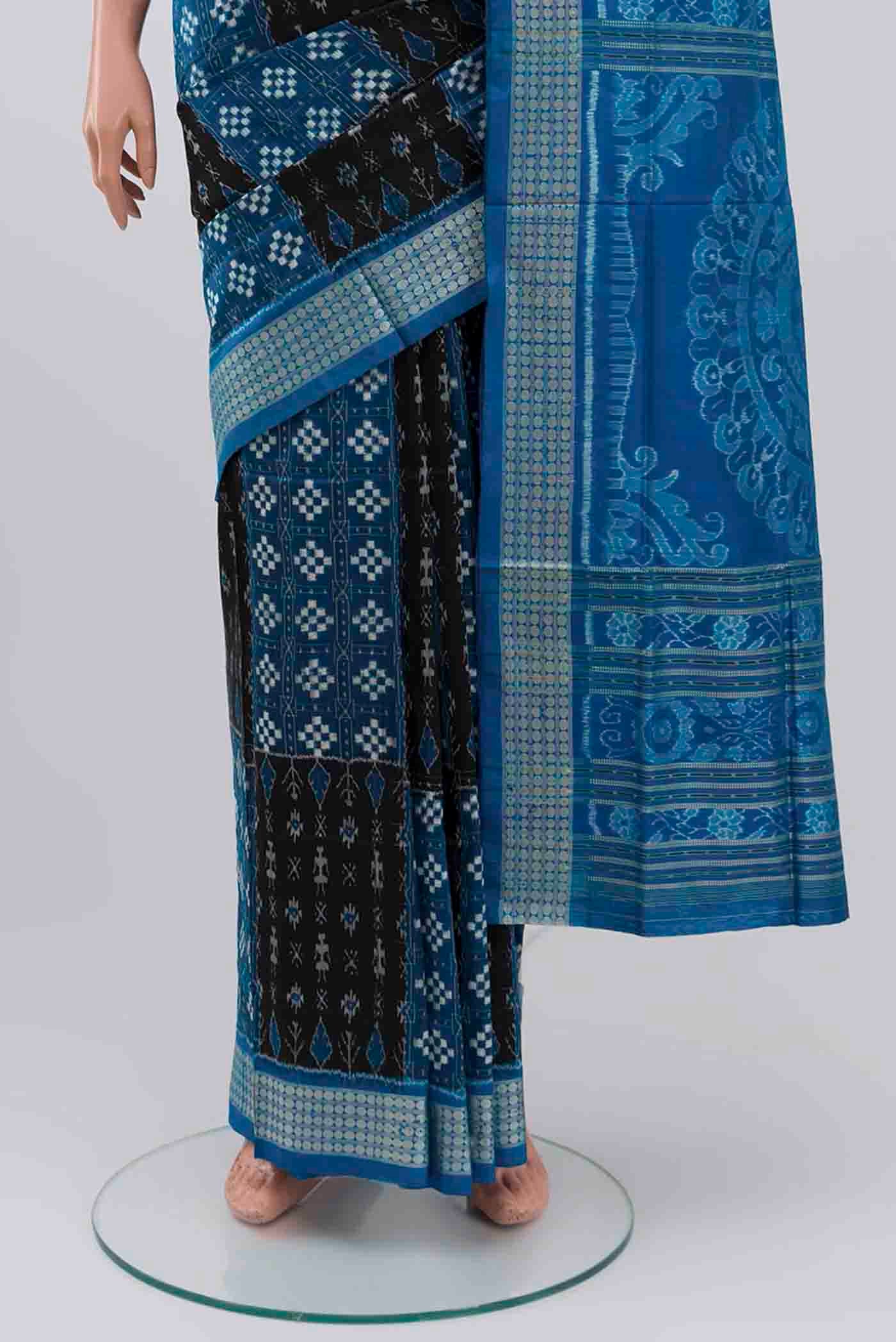 Multi Color Orissa Silk Saree - Image 3