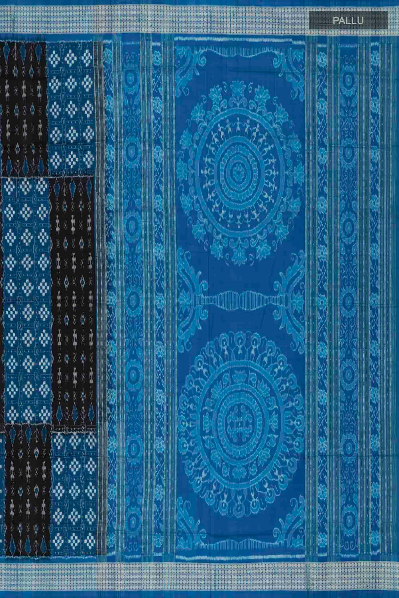 Multi Color Orissa Silk Saree - Image 6