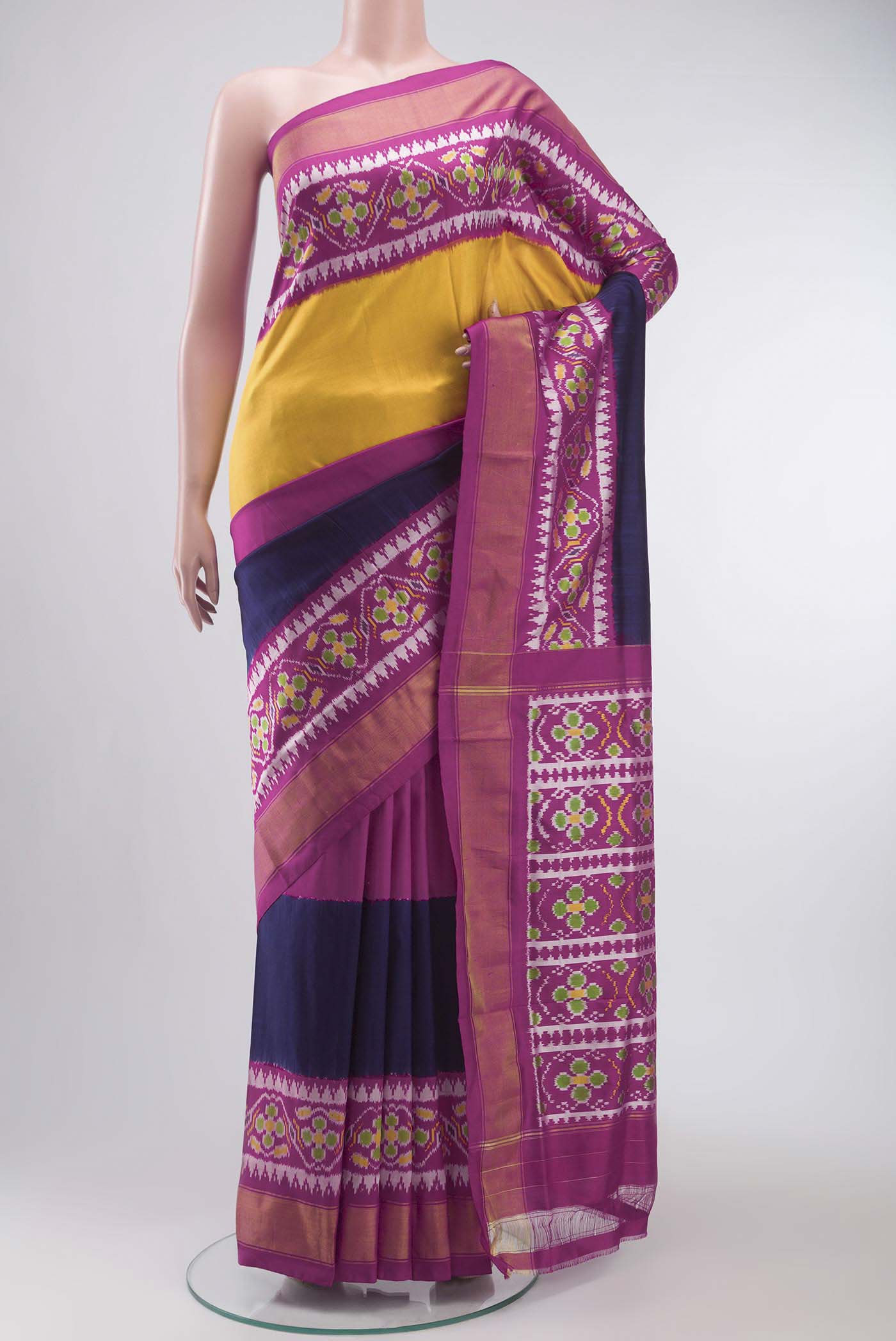 Multi Color Pochampally Silk Saree