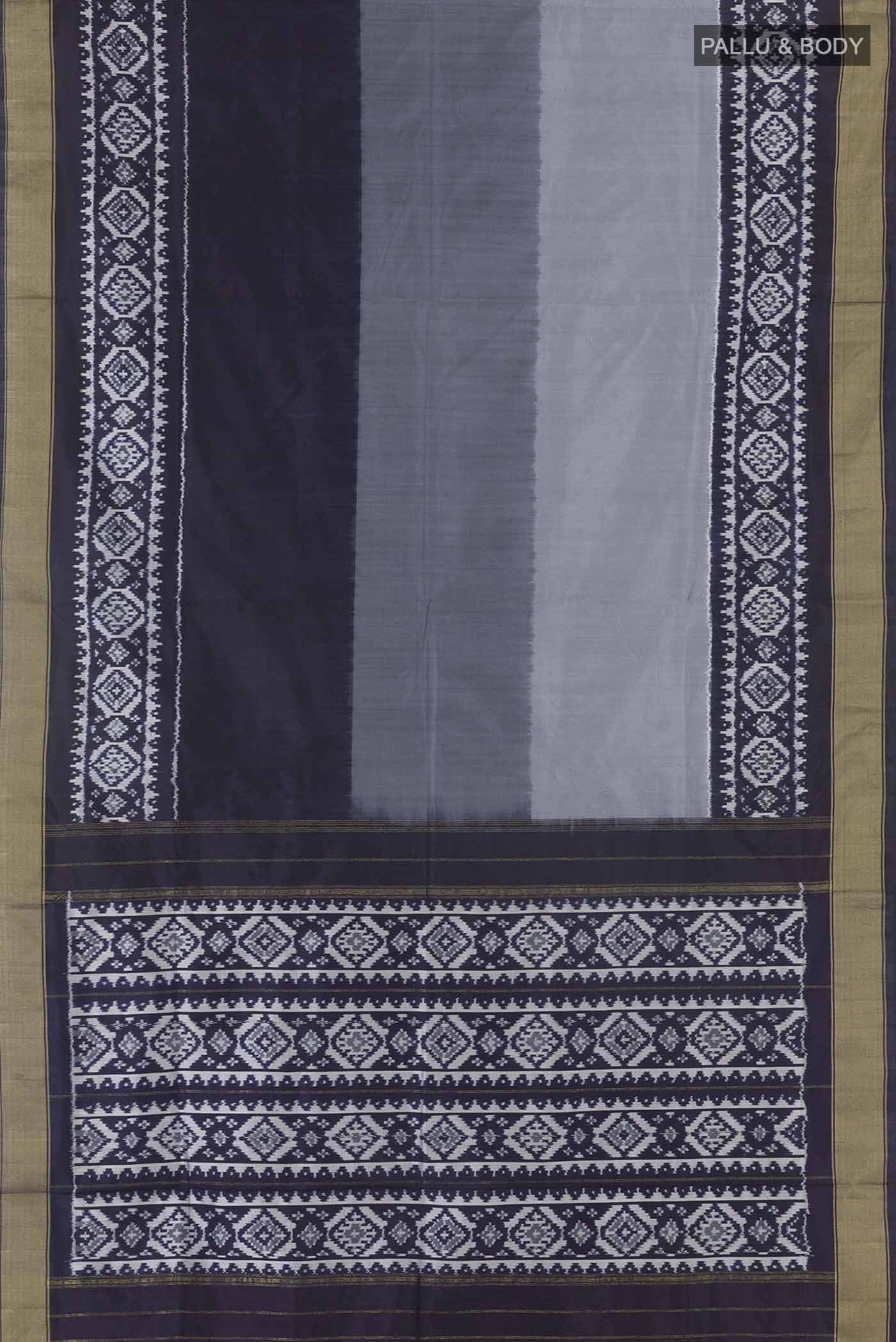 Multi Color Pochampally Silk Saree - Image 6