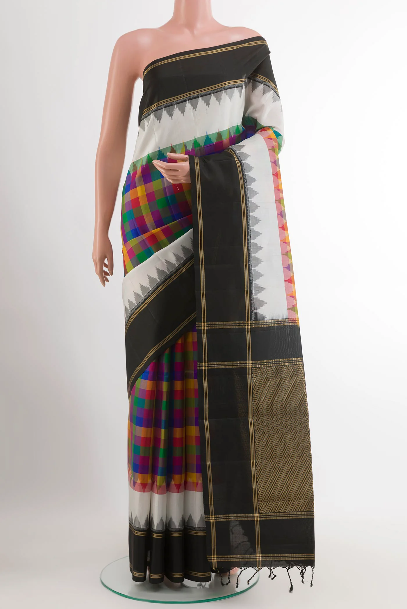 Multi Color Soft Silk Saree