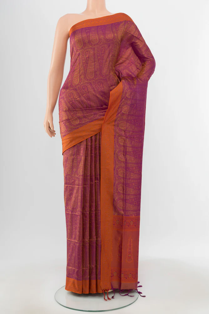 Magenta Soft Silk Saree