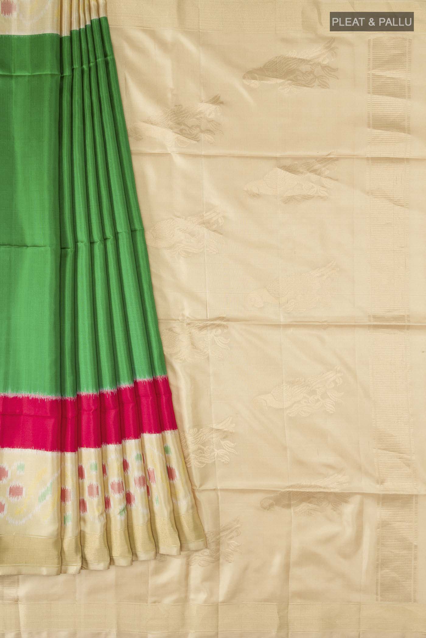 Multi Color Soft Silk Saree - Image 4