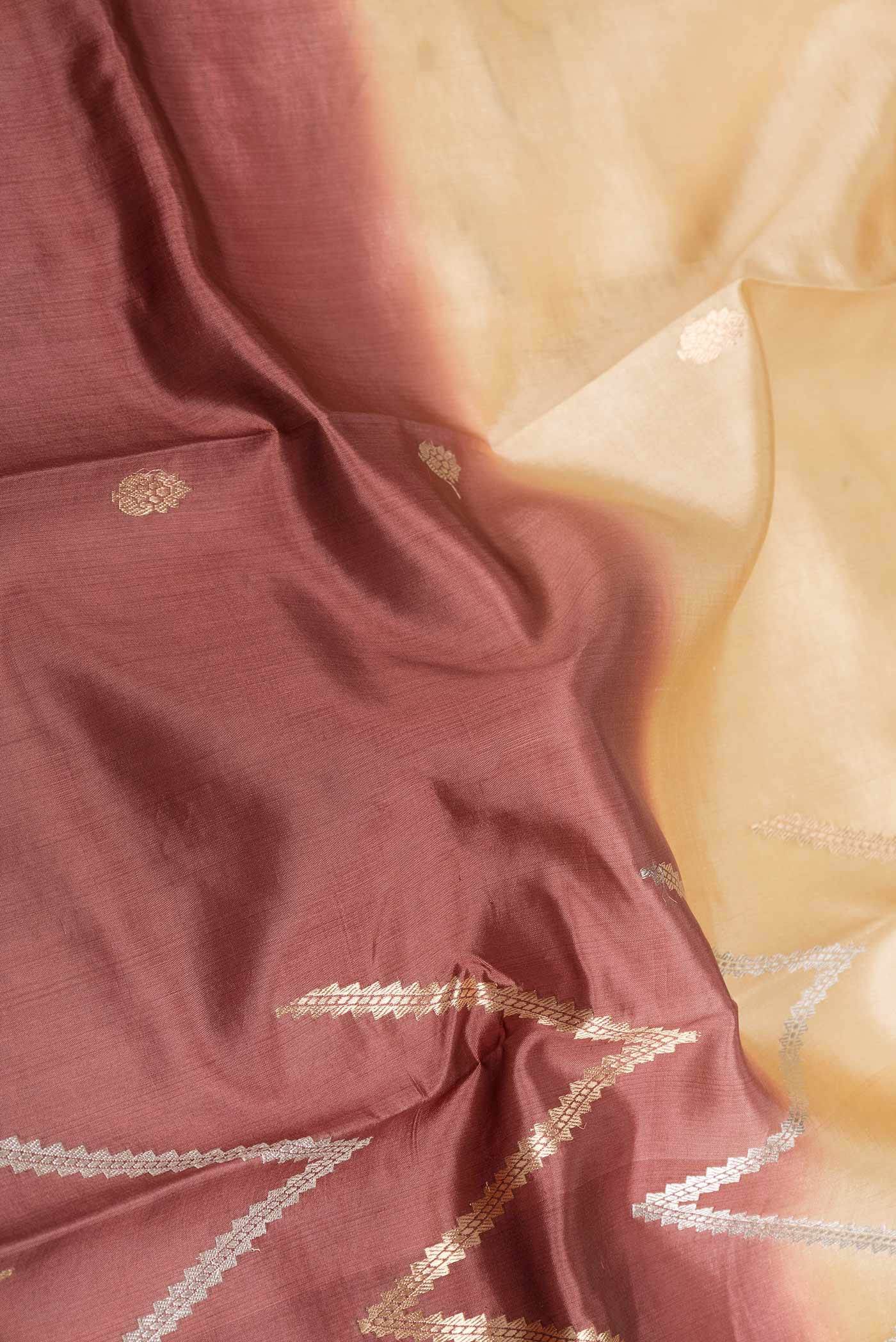 Multi Color Tussar Saree - Image 2