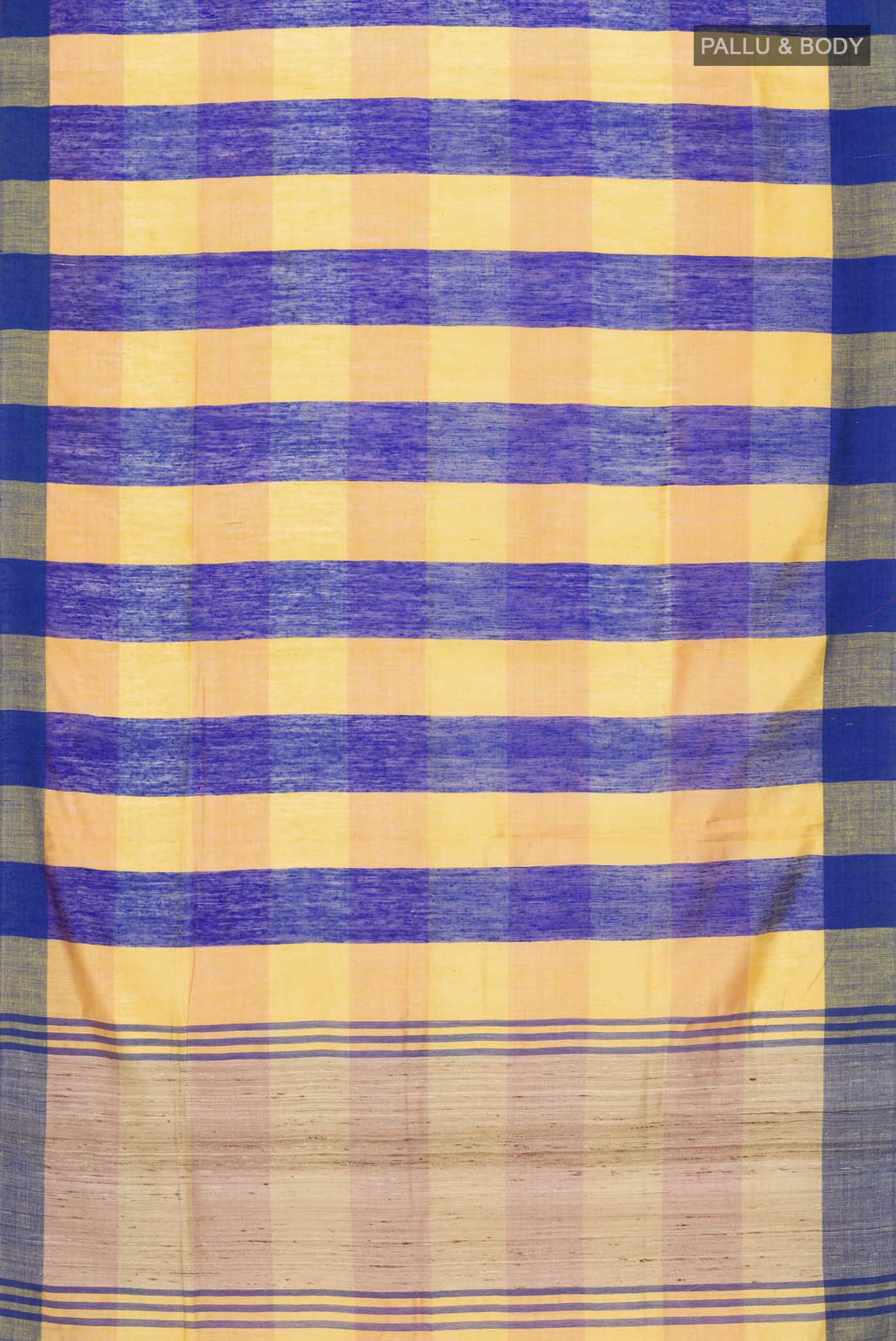 Multi Color Tussar Silk Saree - Image 3