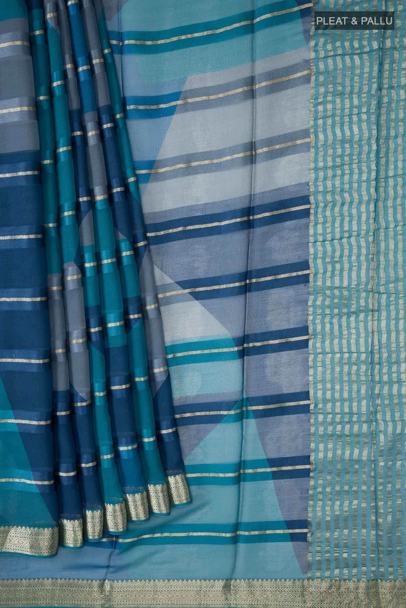 Multi Georgette Saree - Image 2
