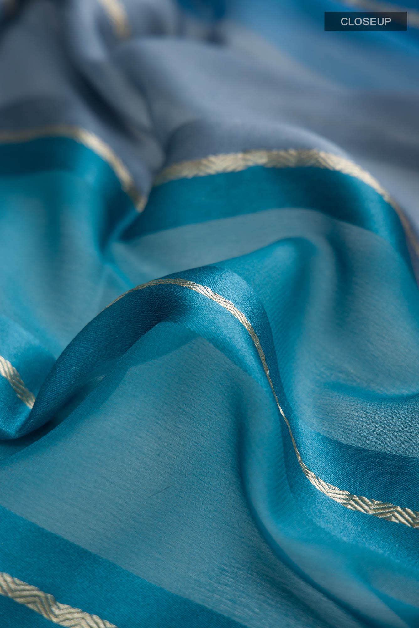 Multi Georgette Saree - Image 3