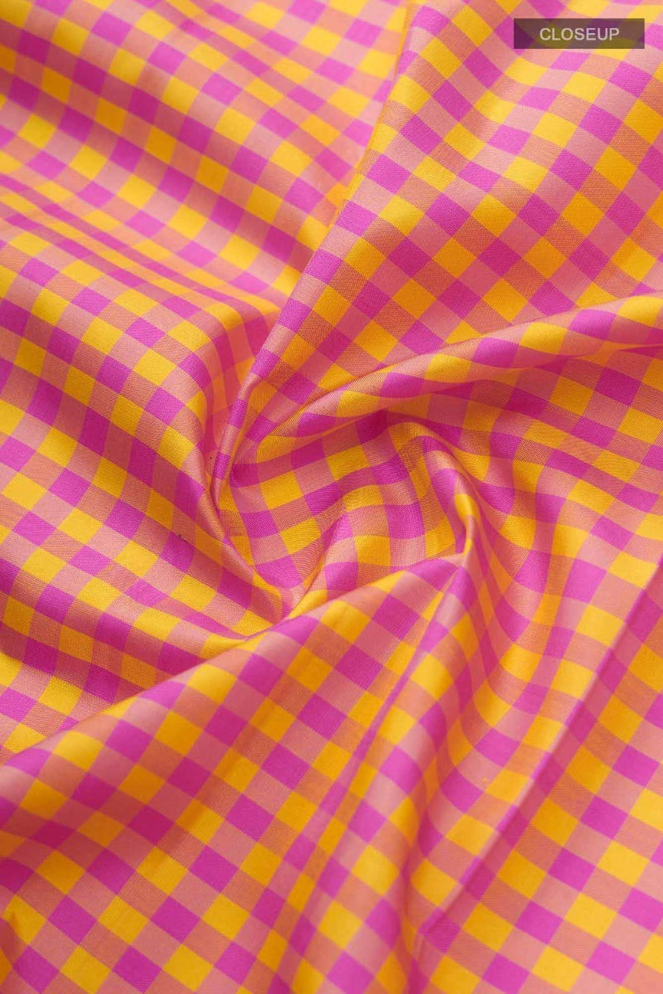 Samyukta-Multi Kanchipuram Silk Saree - Image 4