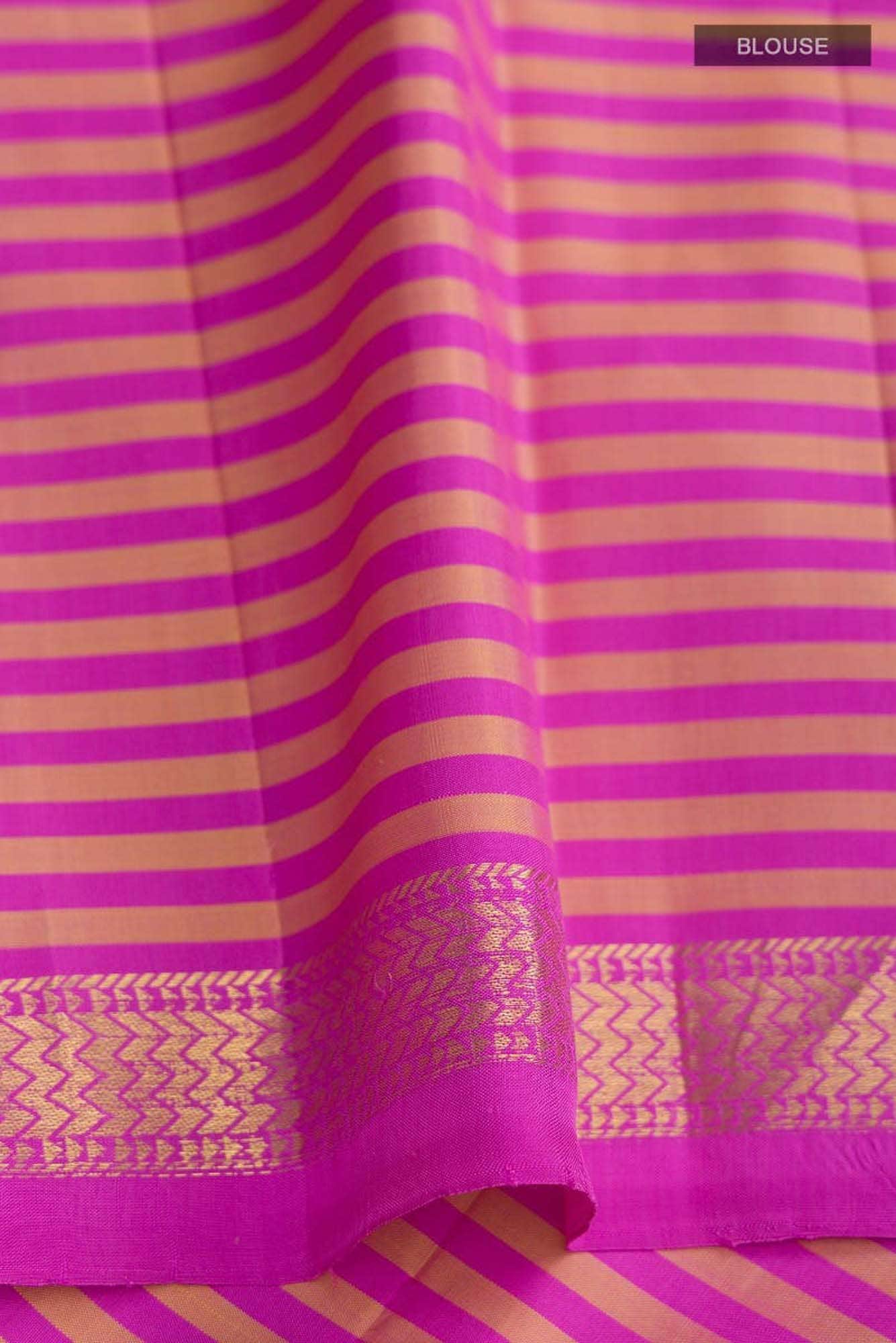 Samyukta-Multi Kanchipuram Silk Saree - Image 7