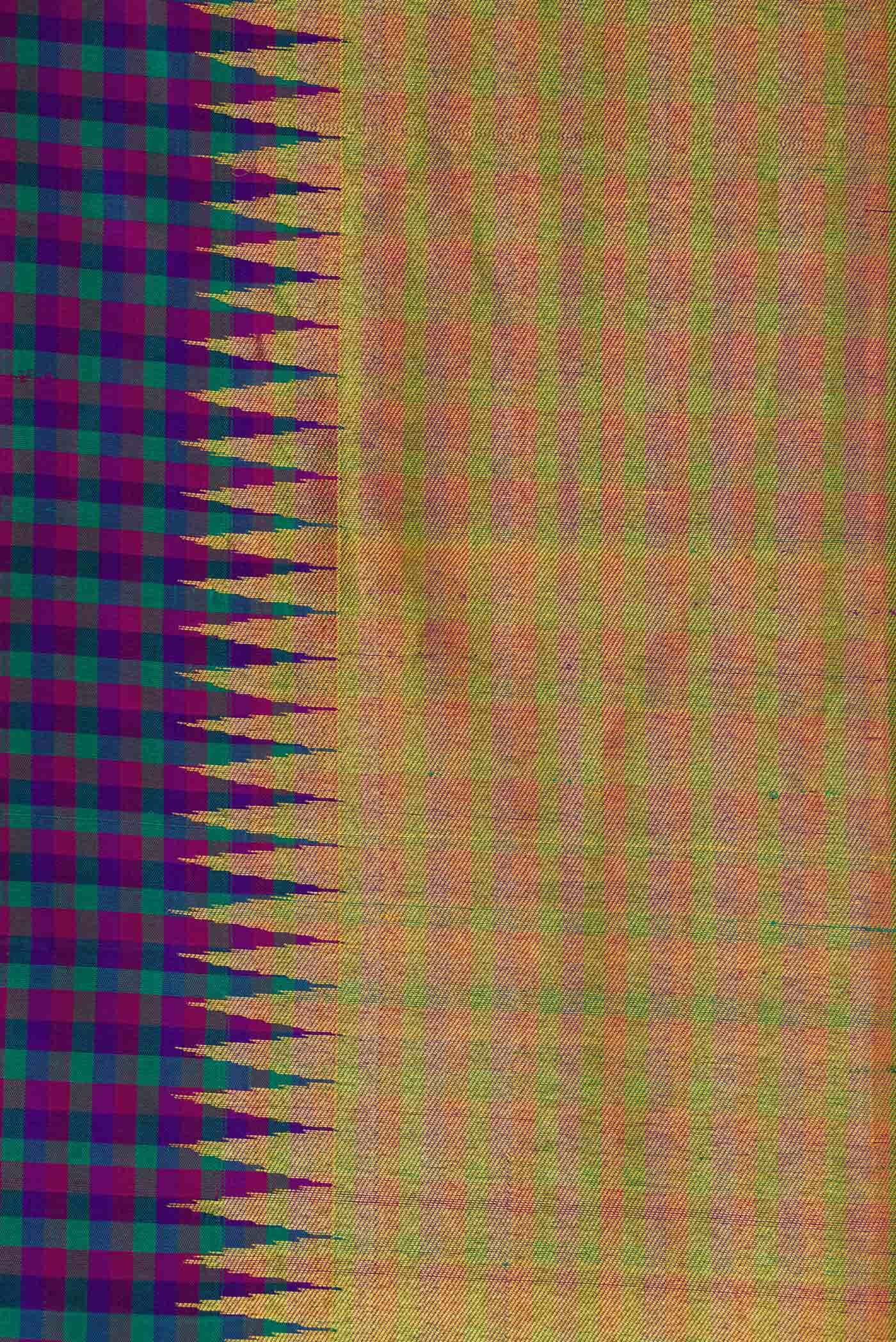 Multi Kanjivaram Silk Saree - Image 5