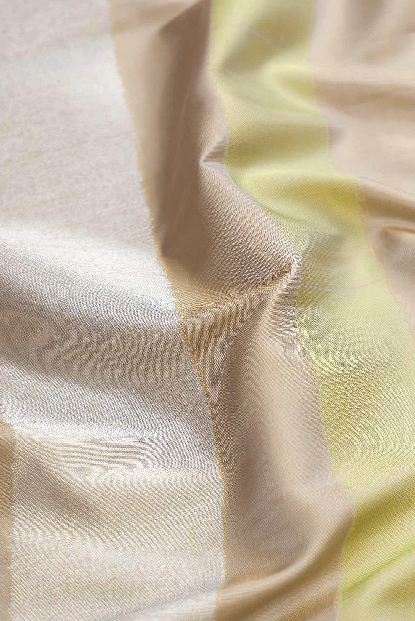 Pure Silk Pure Zari Multi Kanjivaram Saree - Image 6