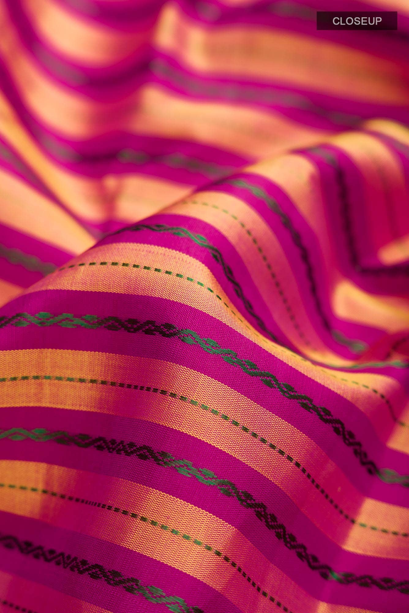 Multi Kanjivaram Silk Saree - Image 3