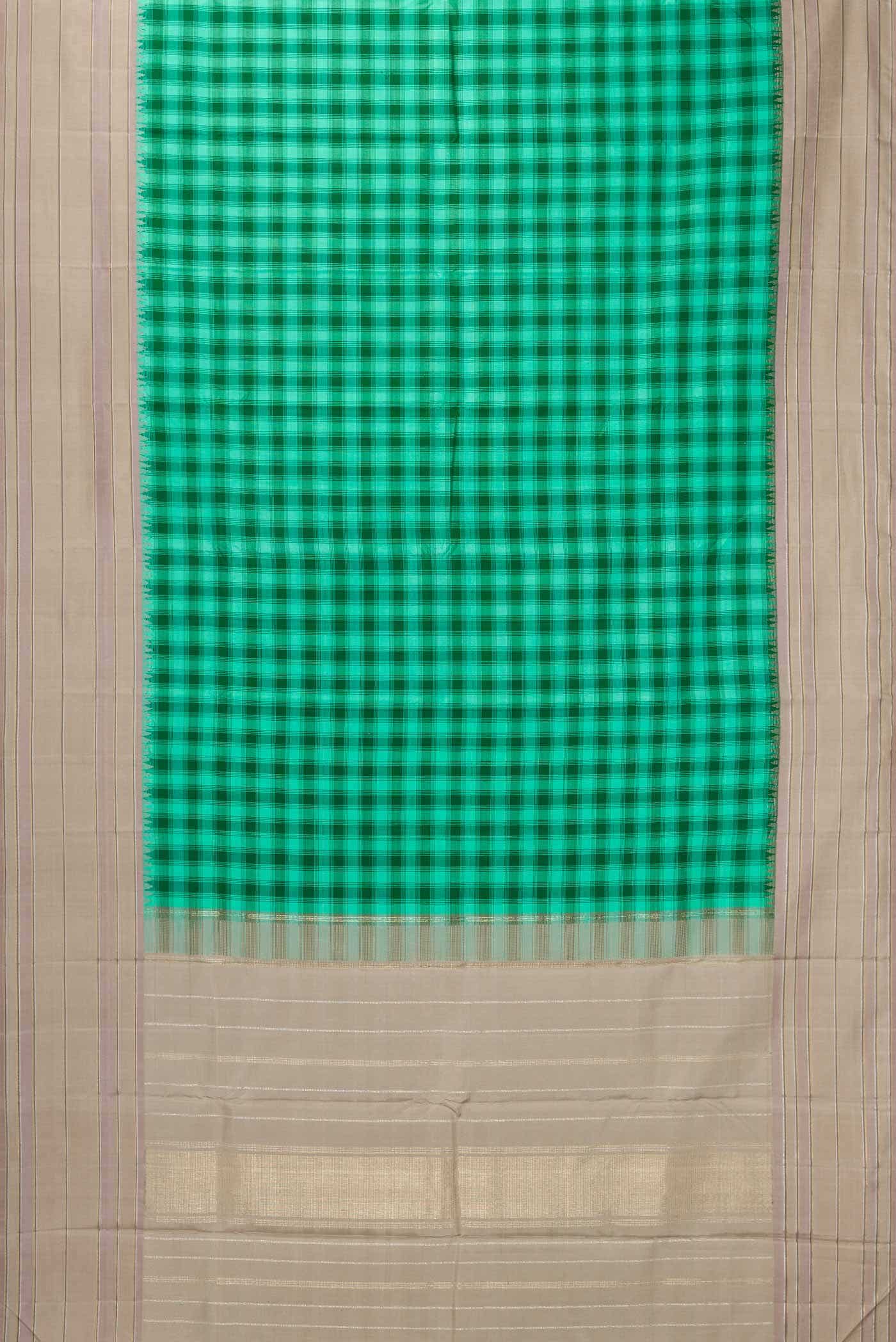 Pure Silk Pure Zari Multi Kanjivaram Saree - Image 4