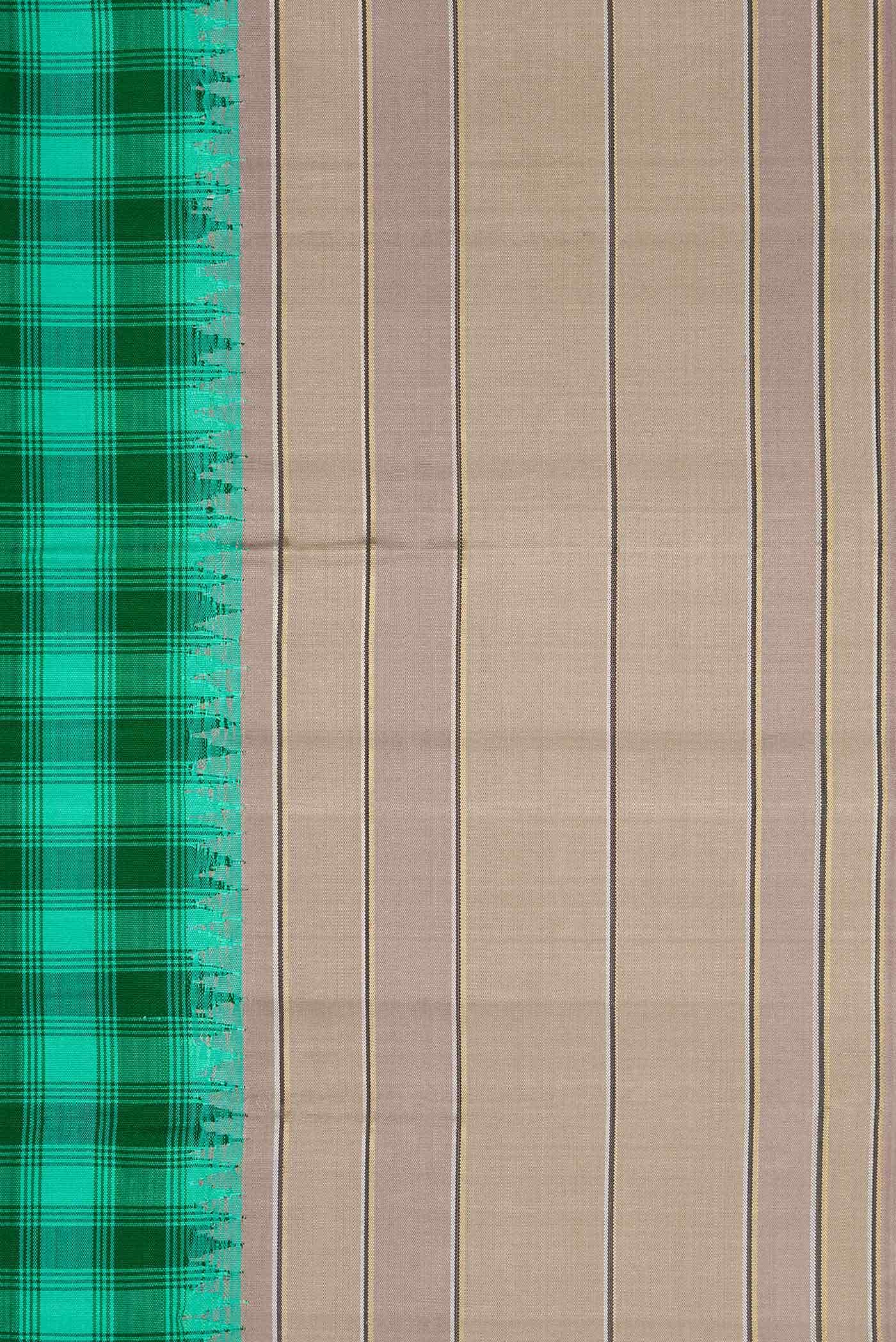 Pure Silk Pure Zari Multi Kanjivaram Saree - Image 5