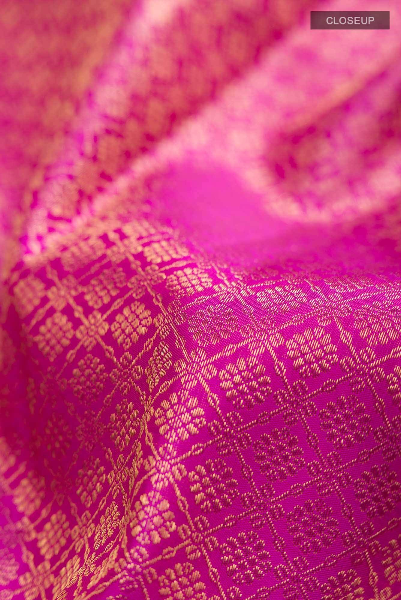 Multi Kanchipuram Silk Saree - Image 3