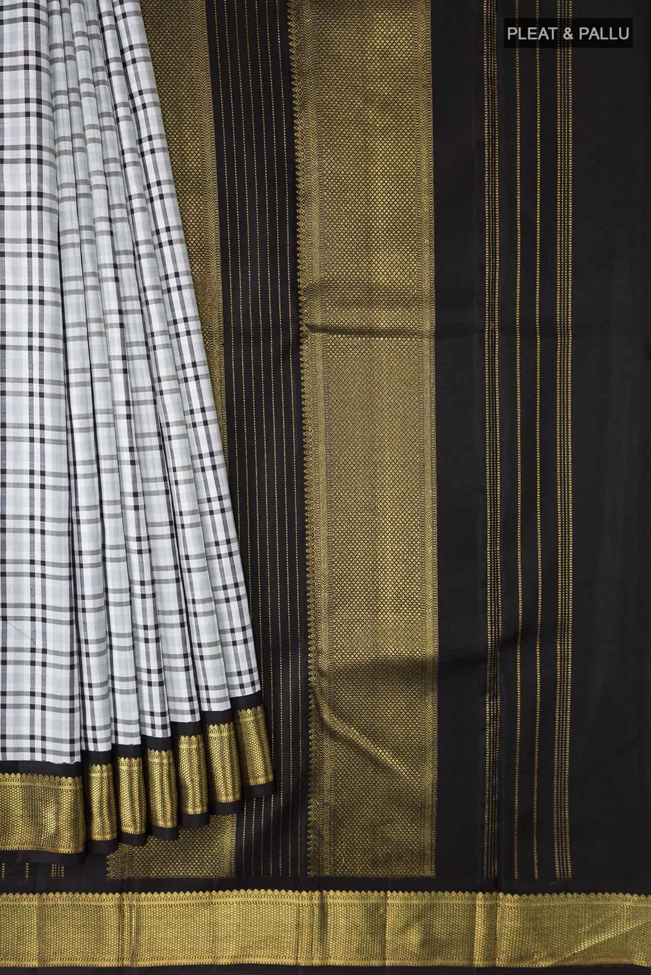 Multi Kanchipuram Silk Saree - Image 2