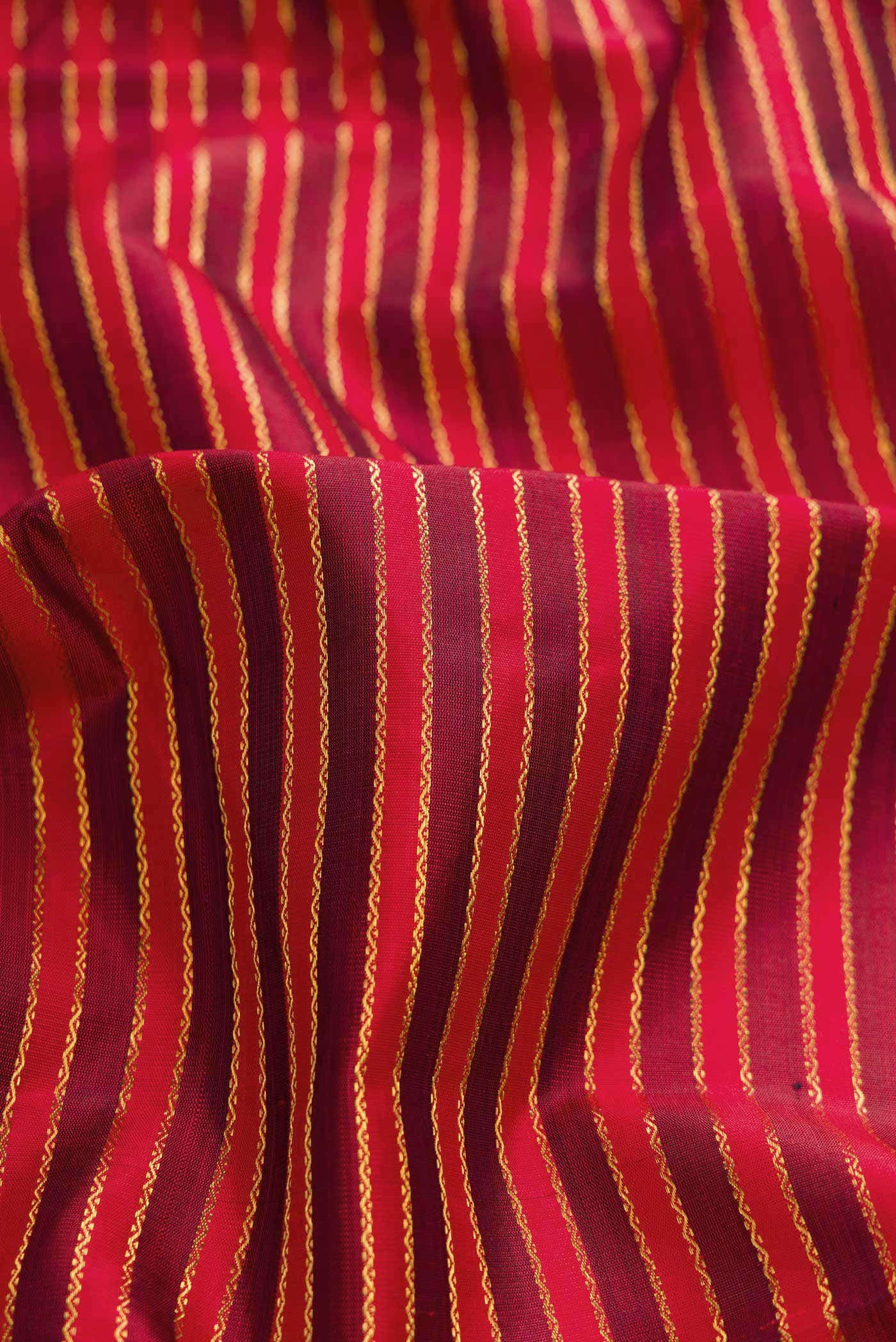 Pure Silk Pure Zari Multi Kanjivaram Saree - Image 3