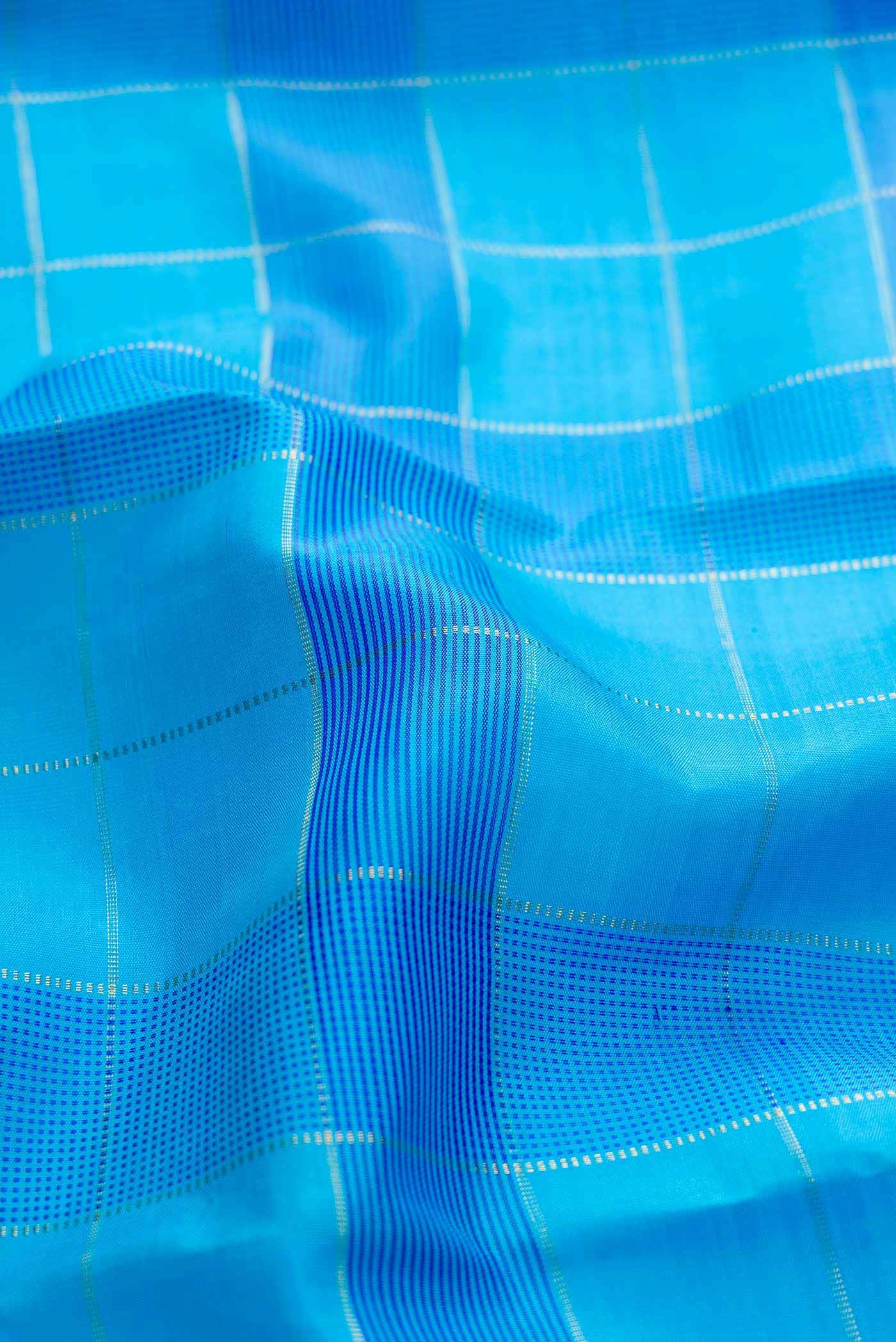 Pure Silk Pure Zari Multi Kanjivaram Saree - Image 3