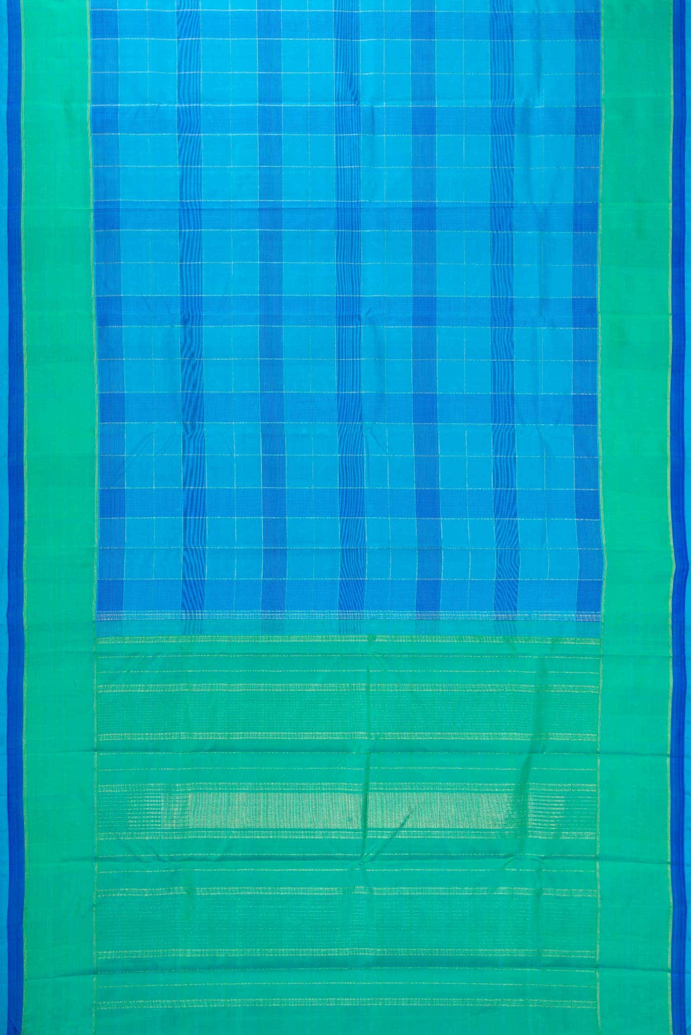 Pure Silk Pure Zari Multi Kanjivaram Saree - Image 4