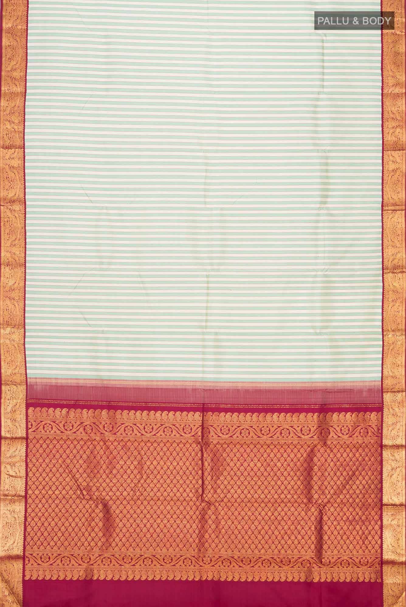 Multi Kanjivaram Silk Saree - Image 4