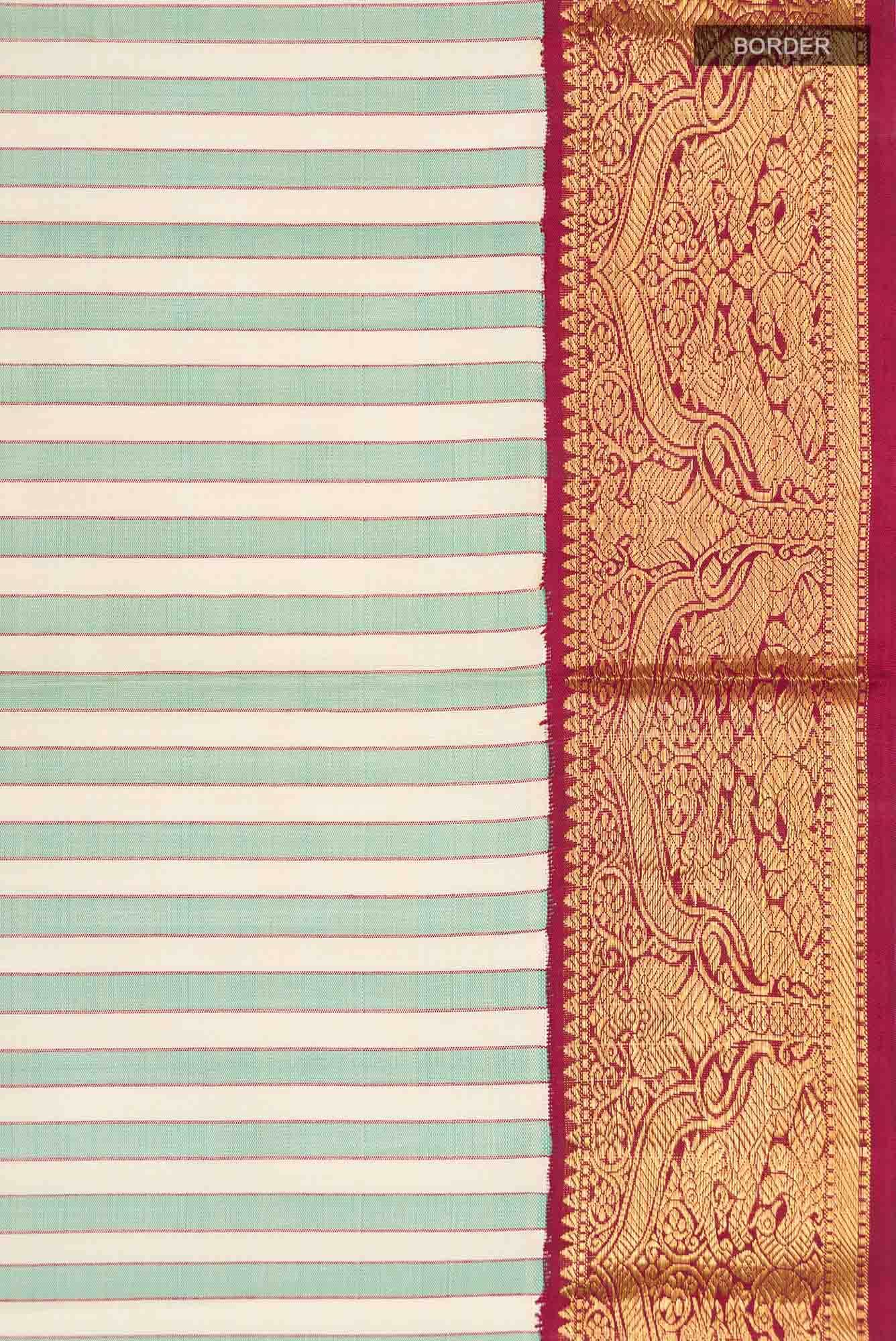 Multi Kanjivaram Silk Saree - Image 5