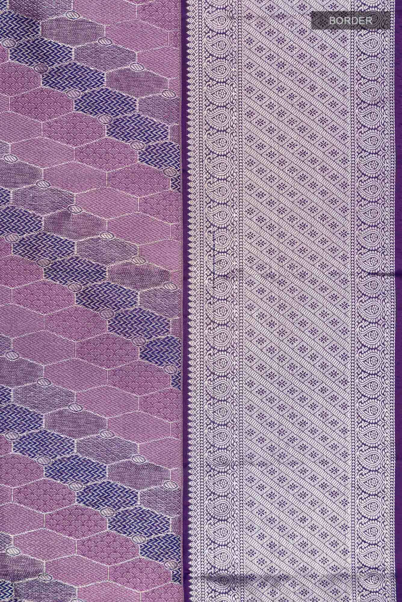 Multi Kanchipuram Silk Saree - Image 5