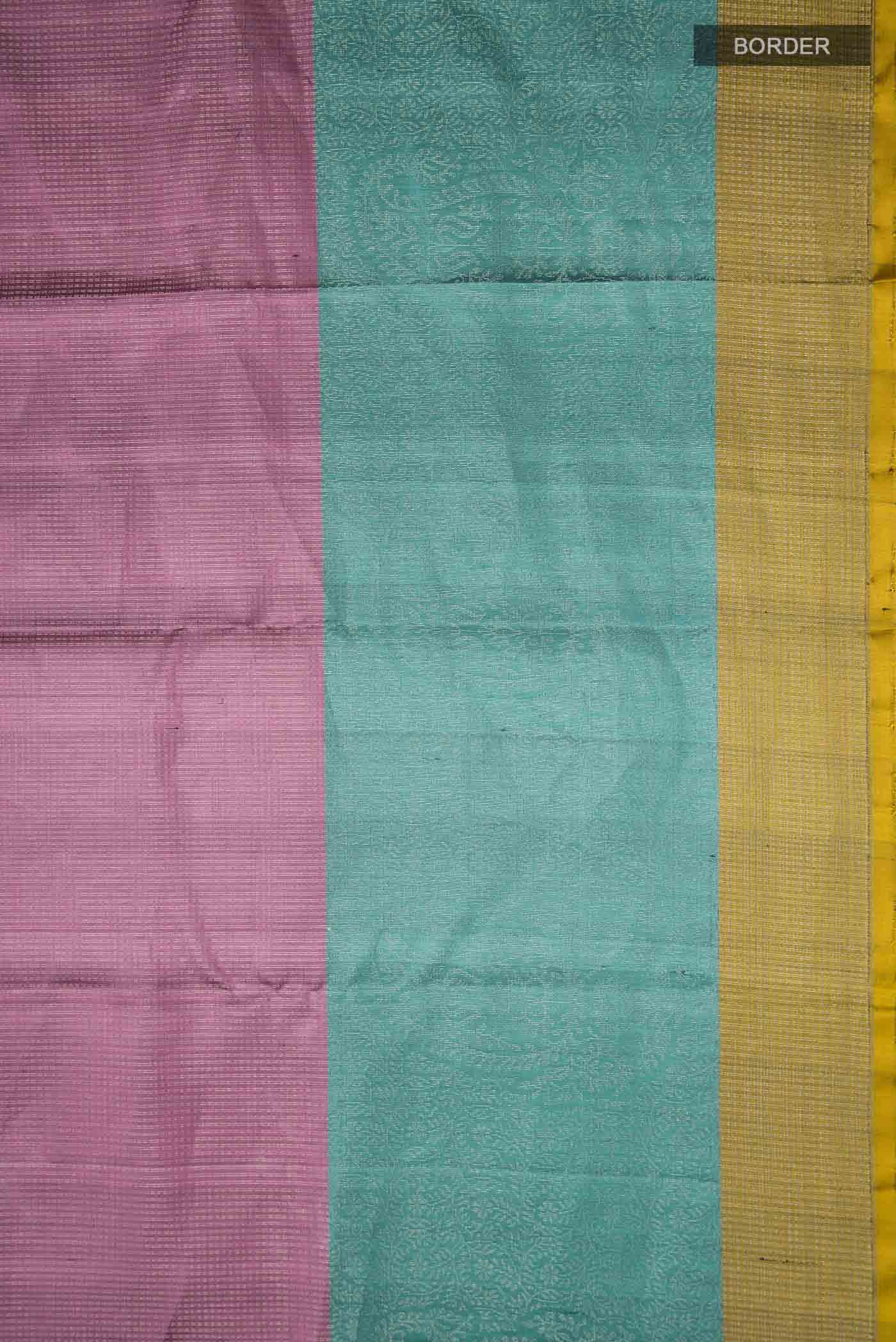 Multi Kanchipuram Silk Saree - Image 5