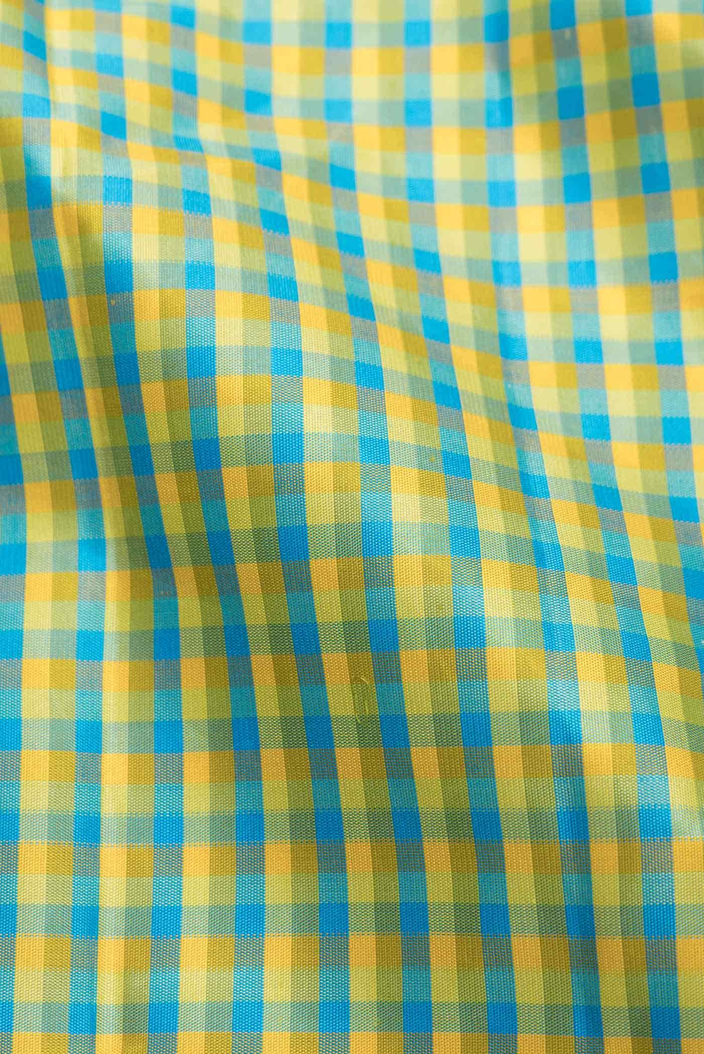 Pure Silk Pure Zari Multi Kanjivaram Saree - Image 3