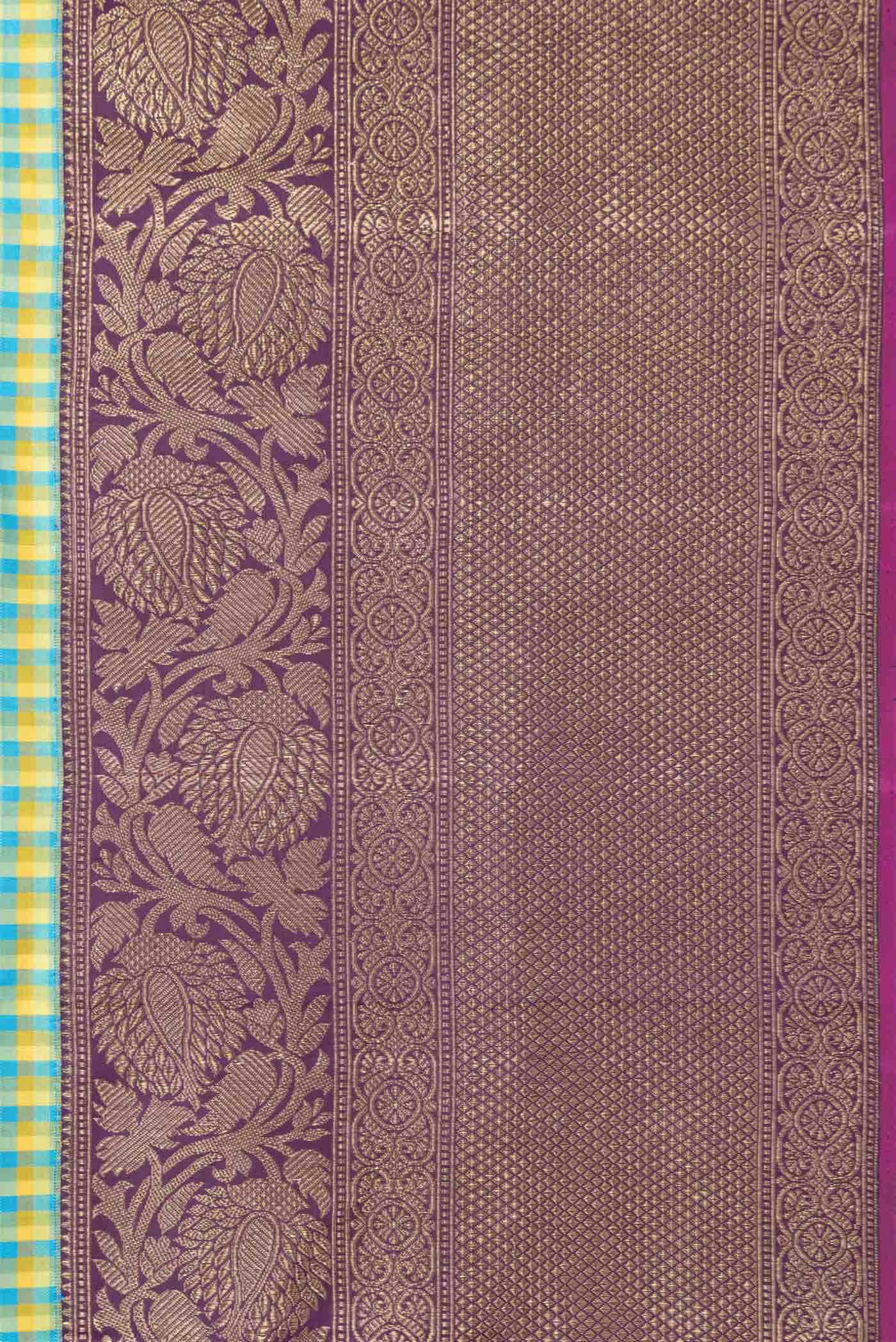 Pure Silk Pure Zari Multi Kanjivaram Saree - Image 6