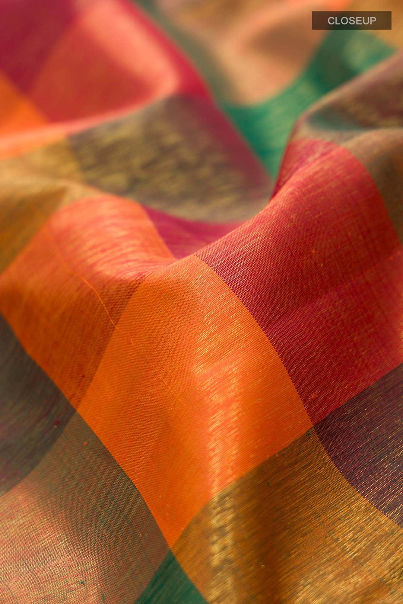 Multi Kanjivaram Silk Saree - Image 3