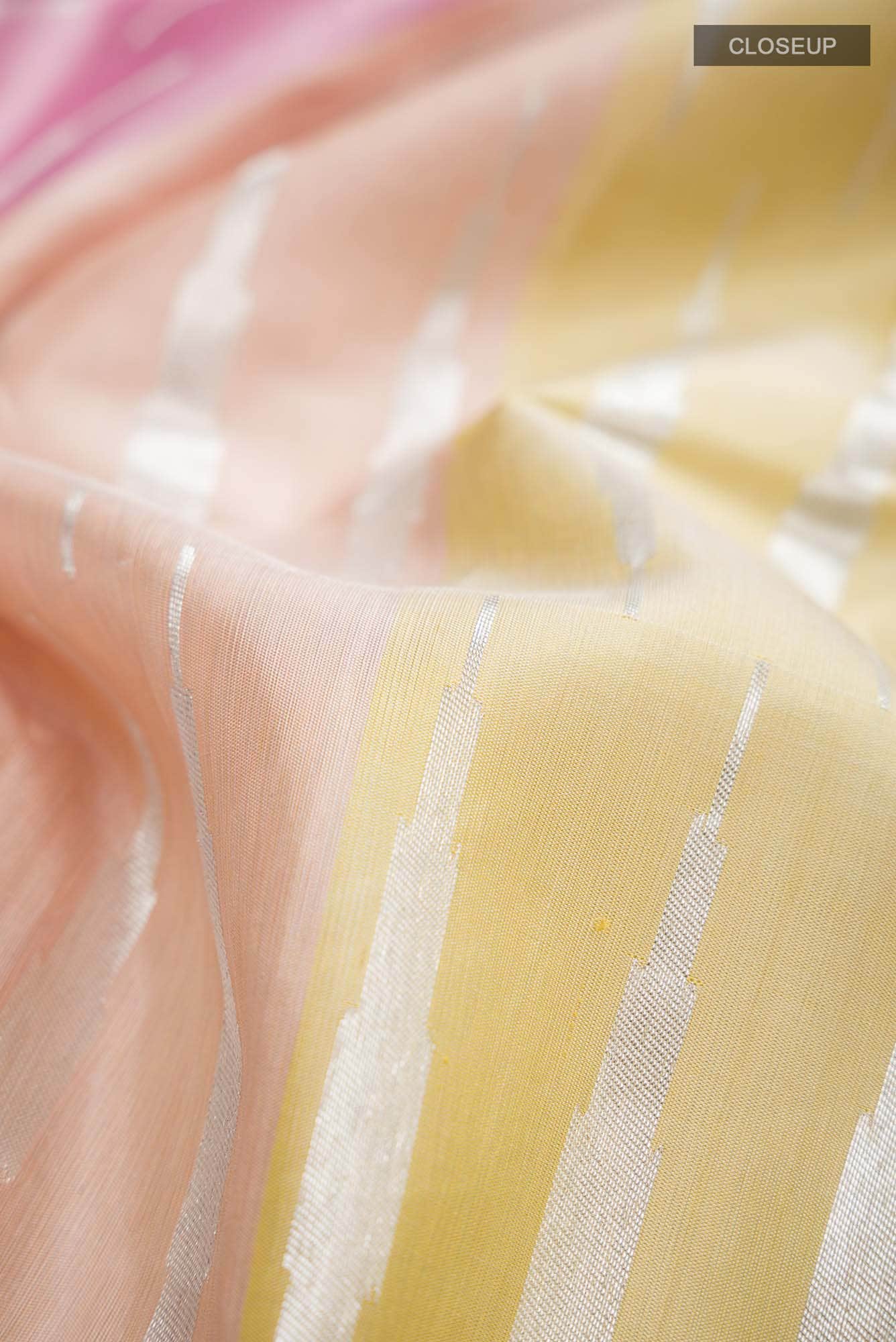 Multi Kanchipuram Silk Saree - Image 3