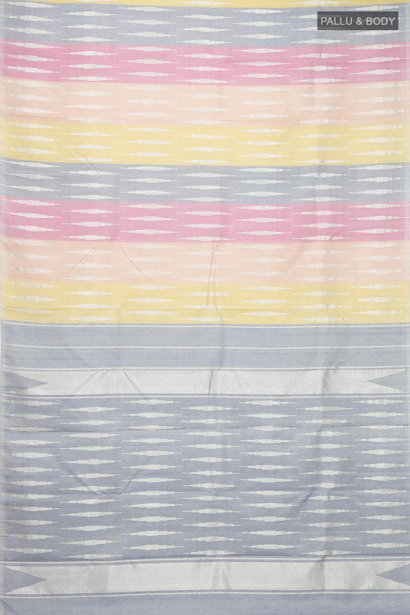 Multi Kanchipuram Silk Saree - Image 4