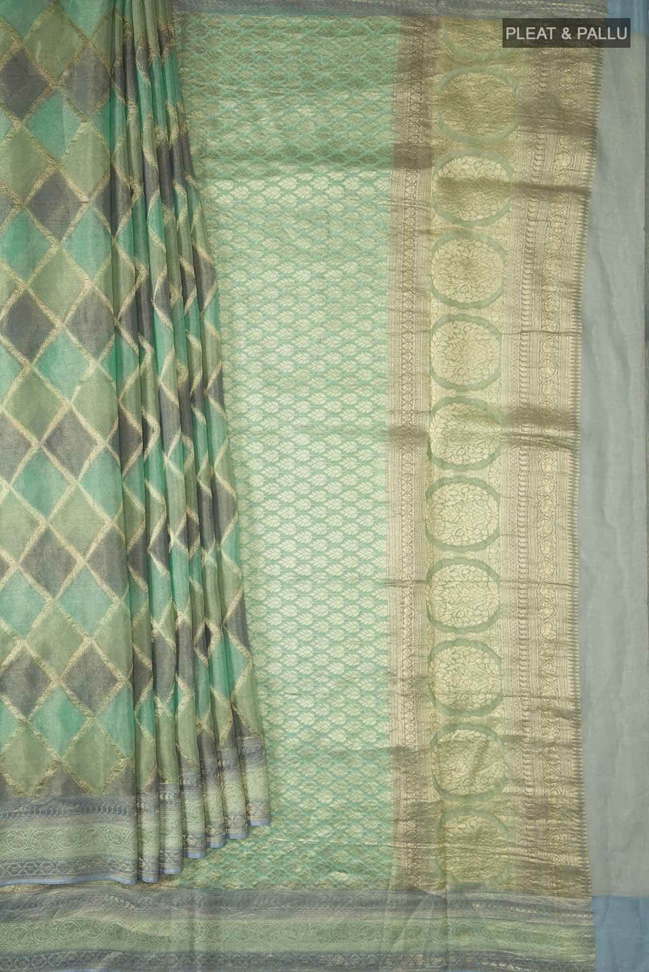 Multi Mysore Georgette Saree - Image 2