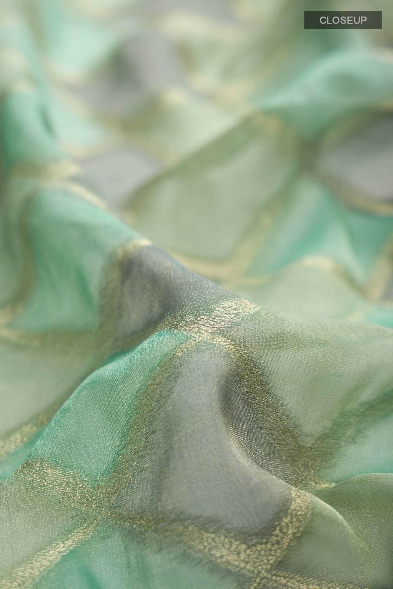 Multi Mysore Georgette Saree - Image 3