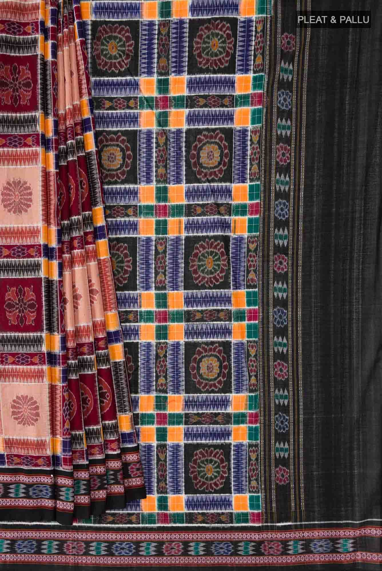 Multi Orissa Cotton Saree - Image 2