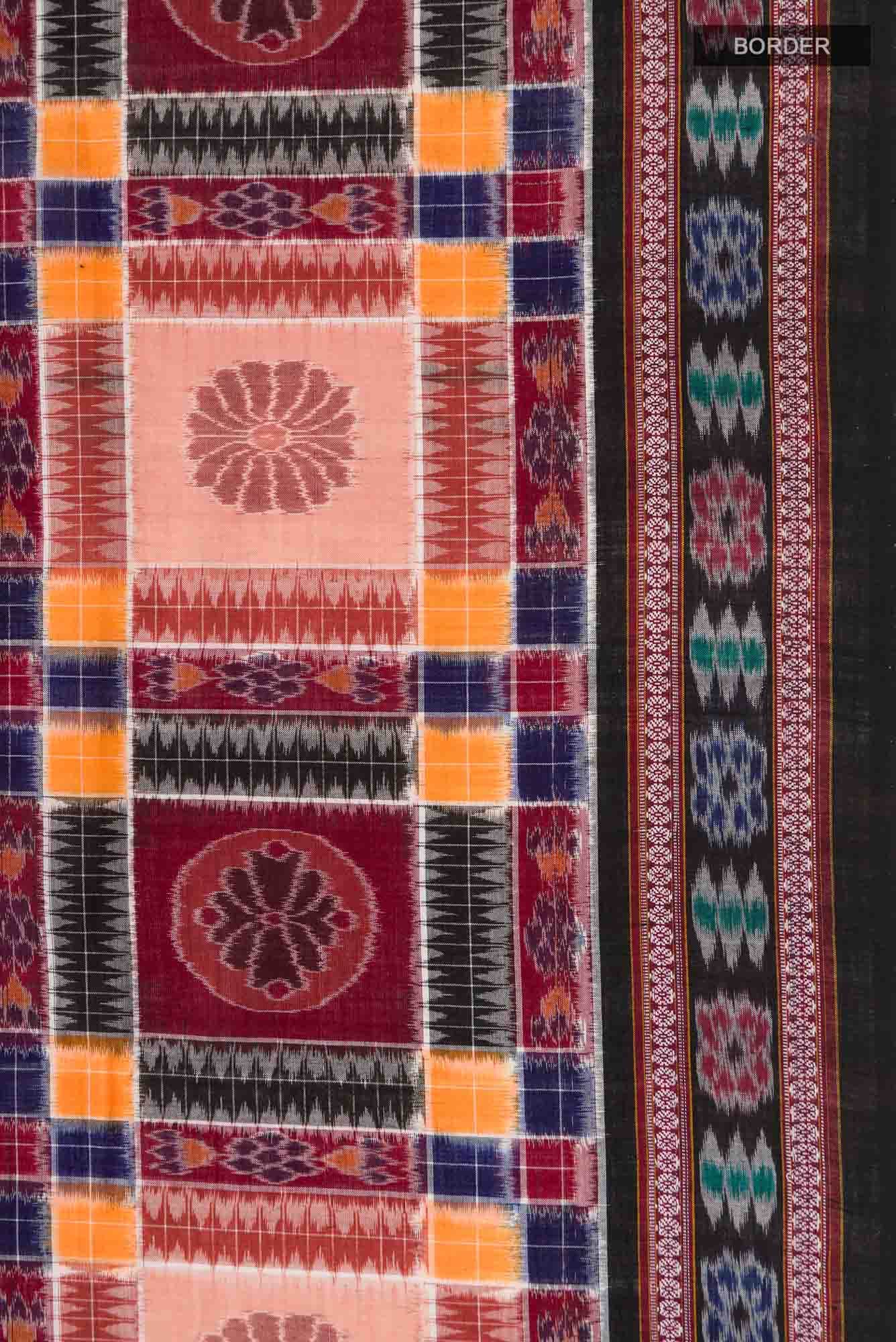 Multi Orissa Cotton Saree - Image 5