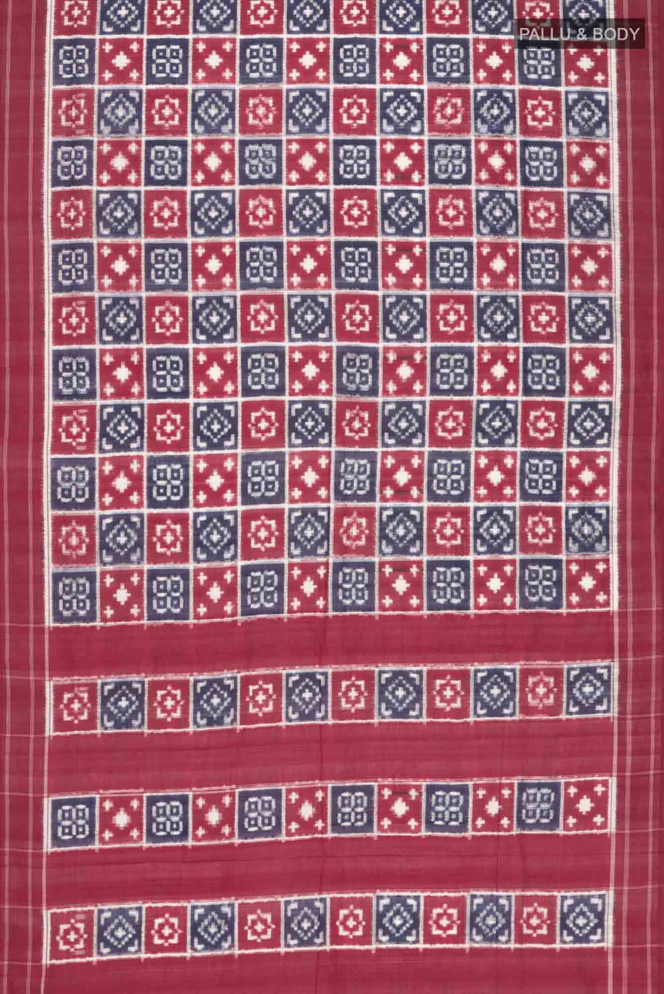 Multi Pochampally Cotton Saree - Image 3