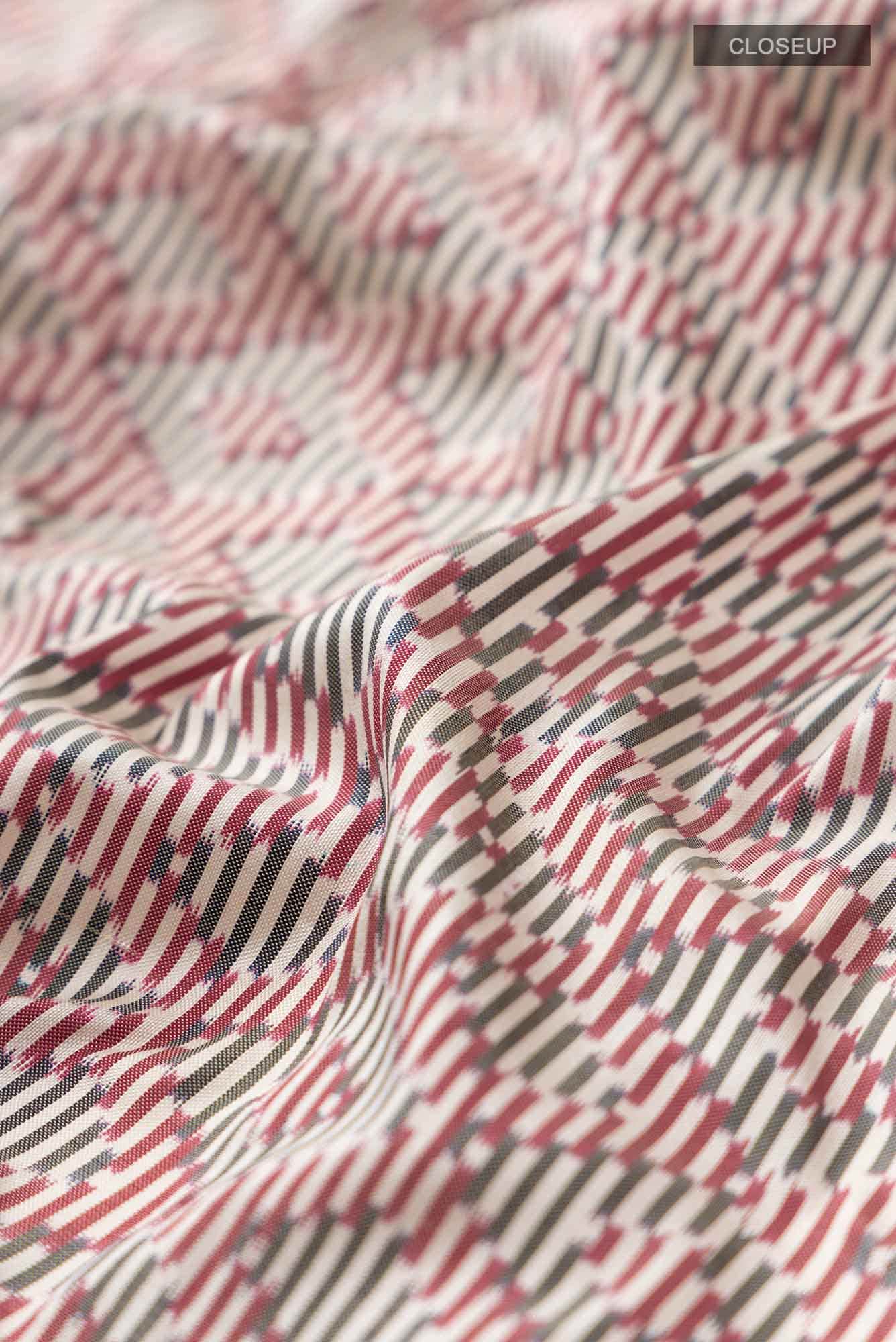 Multi Pochampally Silk Saree - Image 3