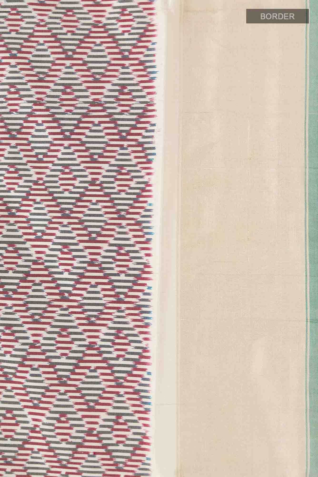 Multi Pochampally Silk Saree - Image 5
