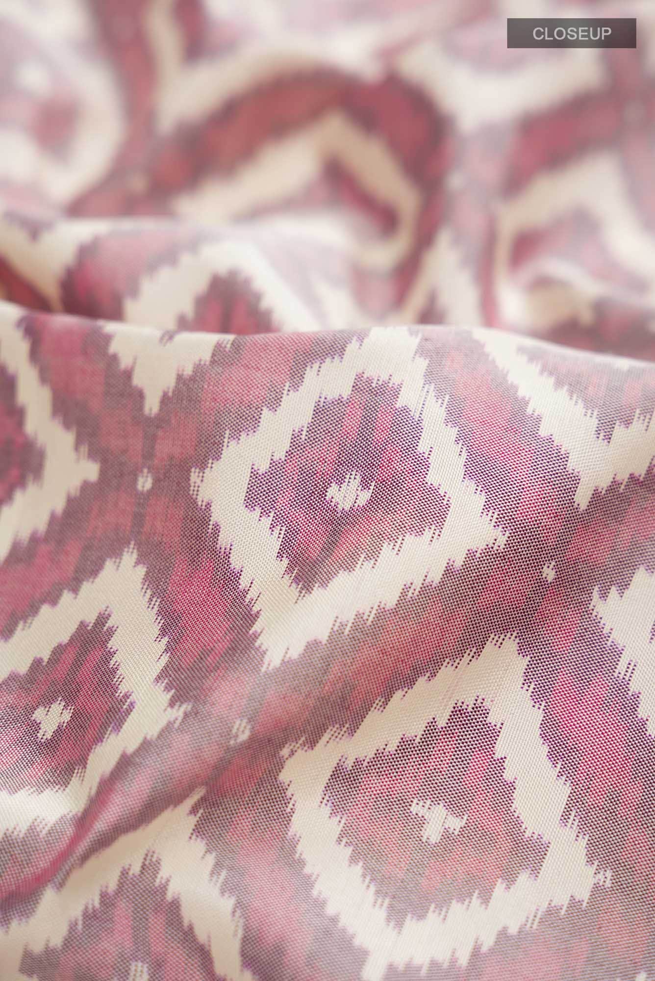 Multi Pochampally Silk Saree - Image 3