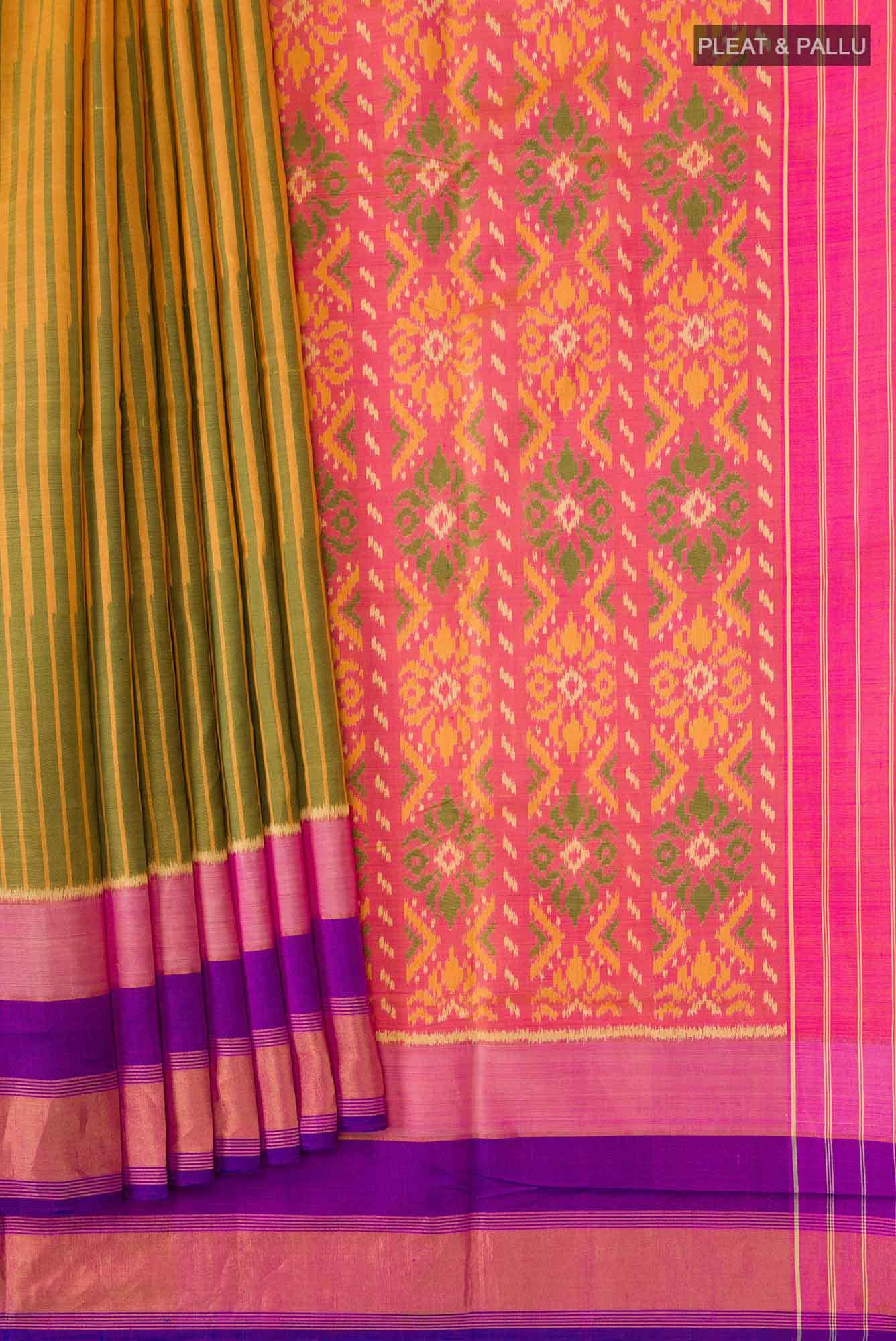 Multi Rajkot Patola Silk Saree - Image 2